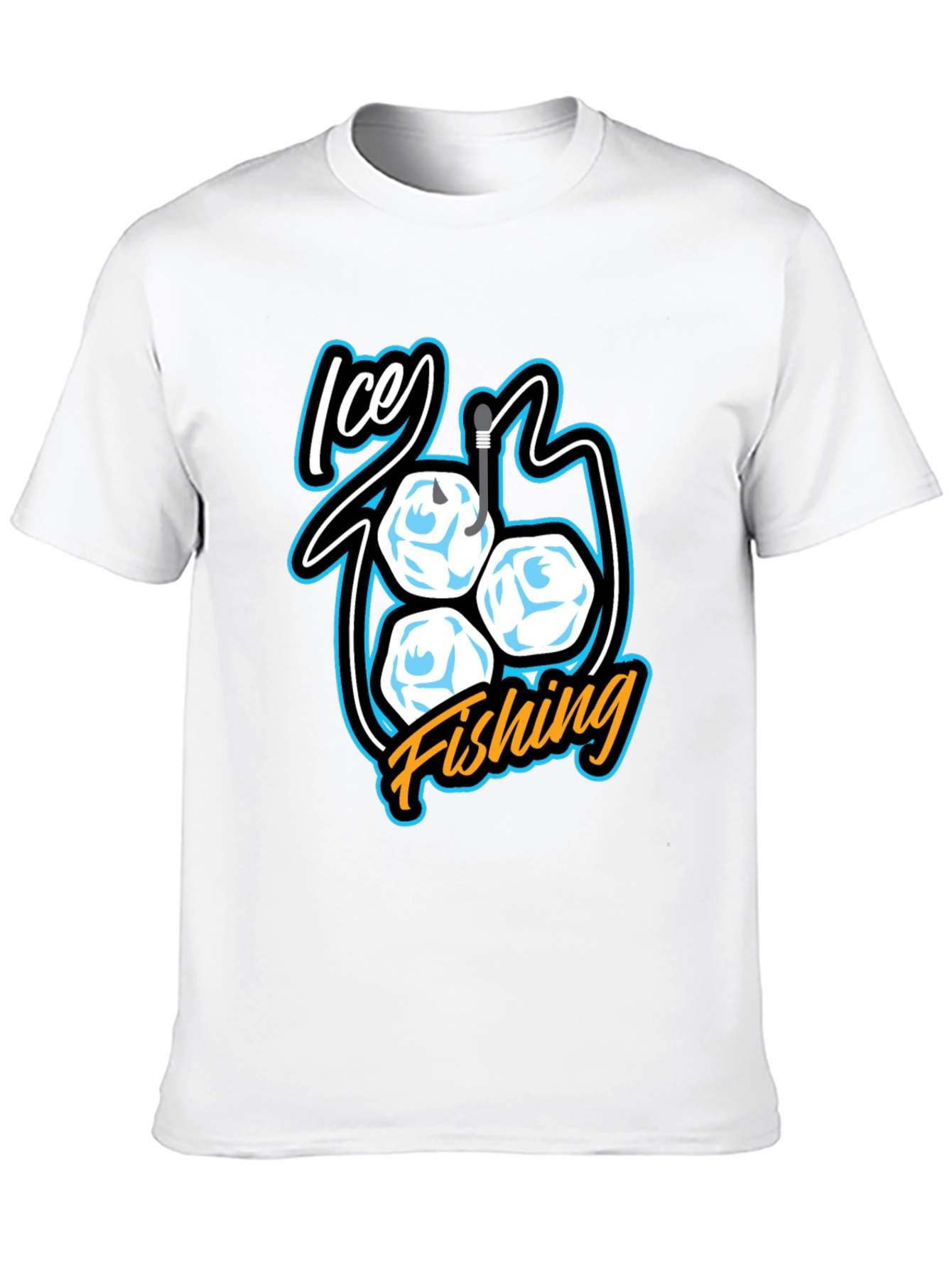 Ice Fishing T-Shirt - Cool Angler Design