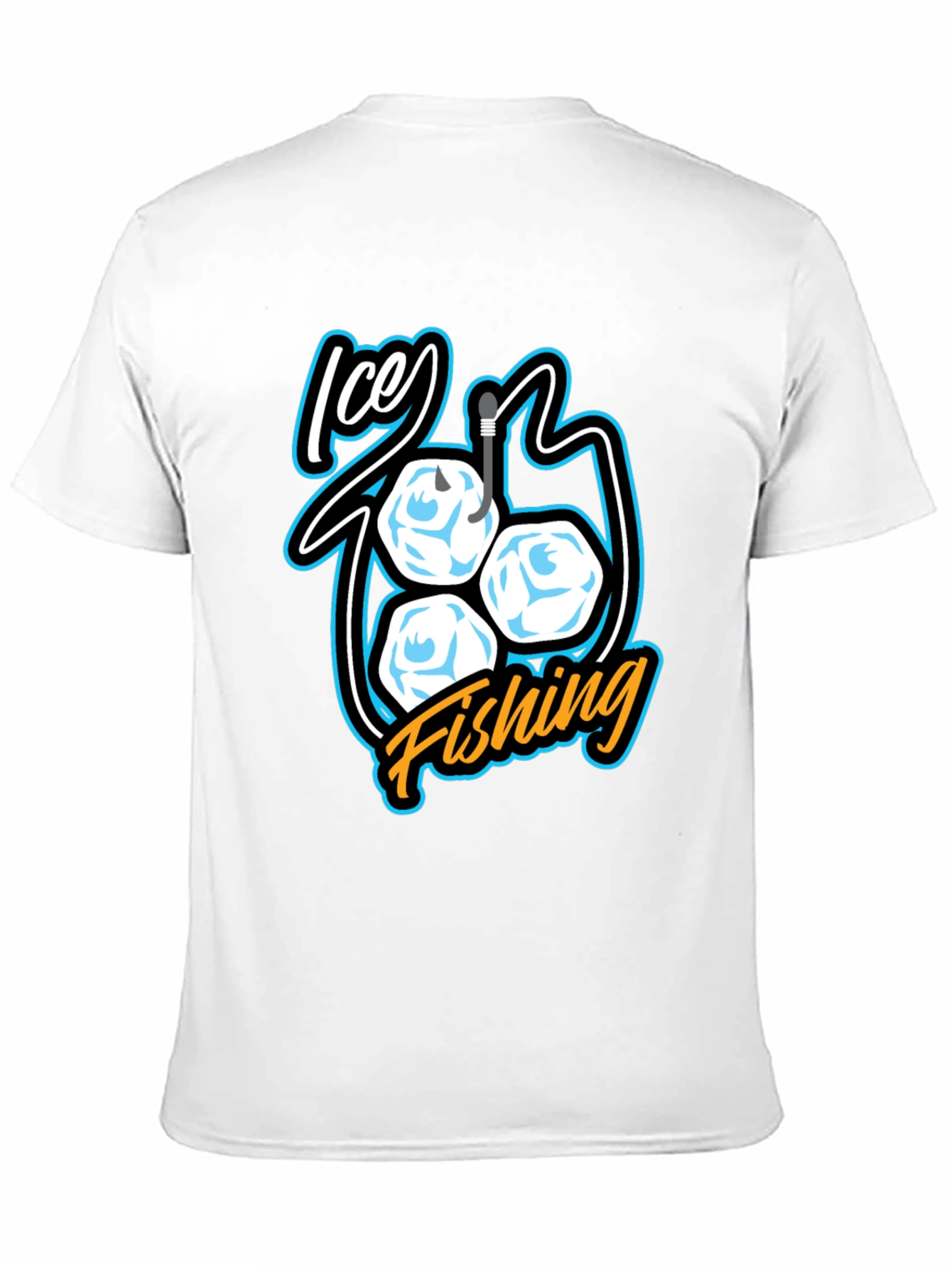 Ice Fishing T-Shirt - Cool Angler Design