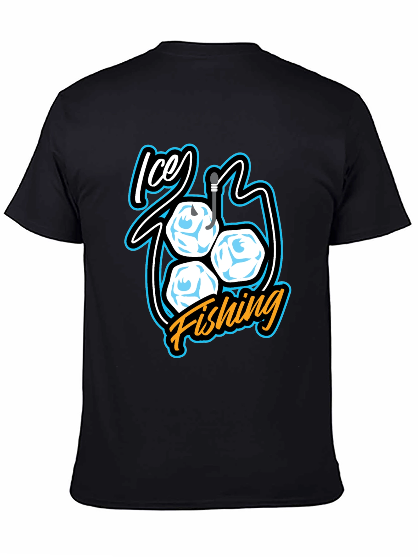 Ice Fishing T-Shirt - Cool Angler Design