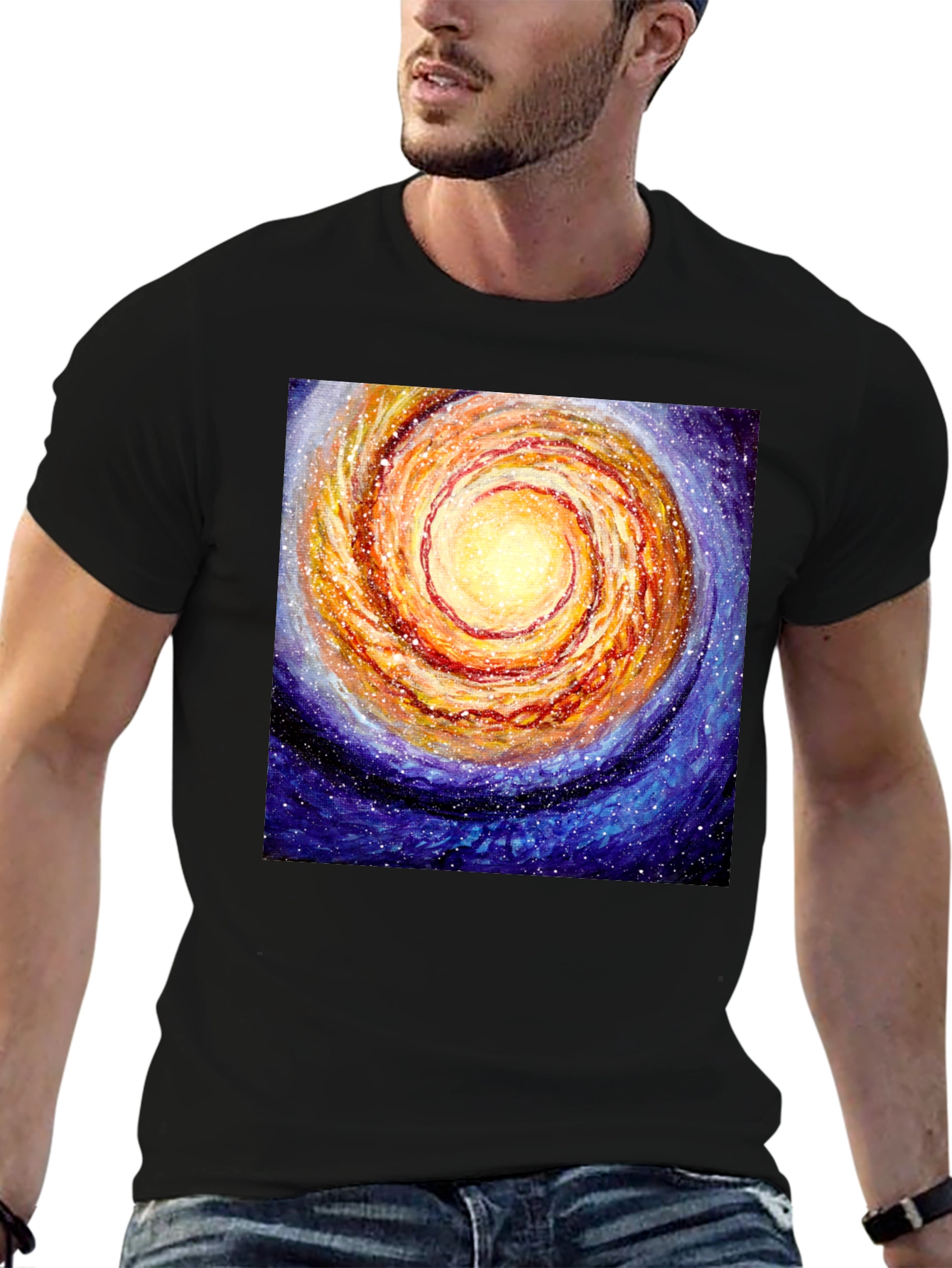 Galaxy Swirl T-Shirt - Cosmic Style