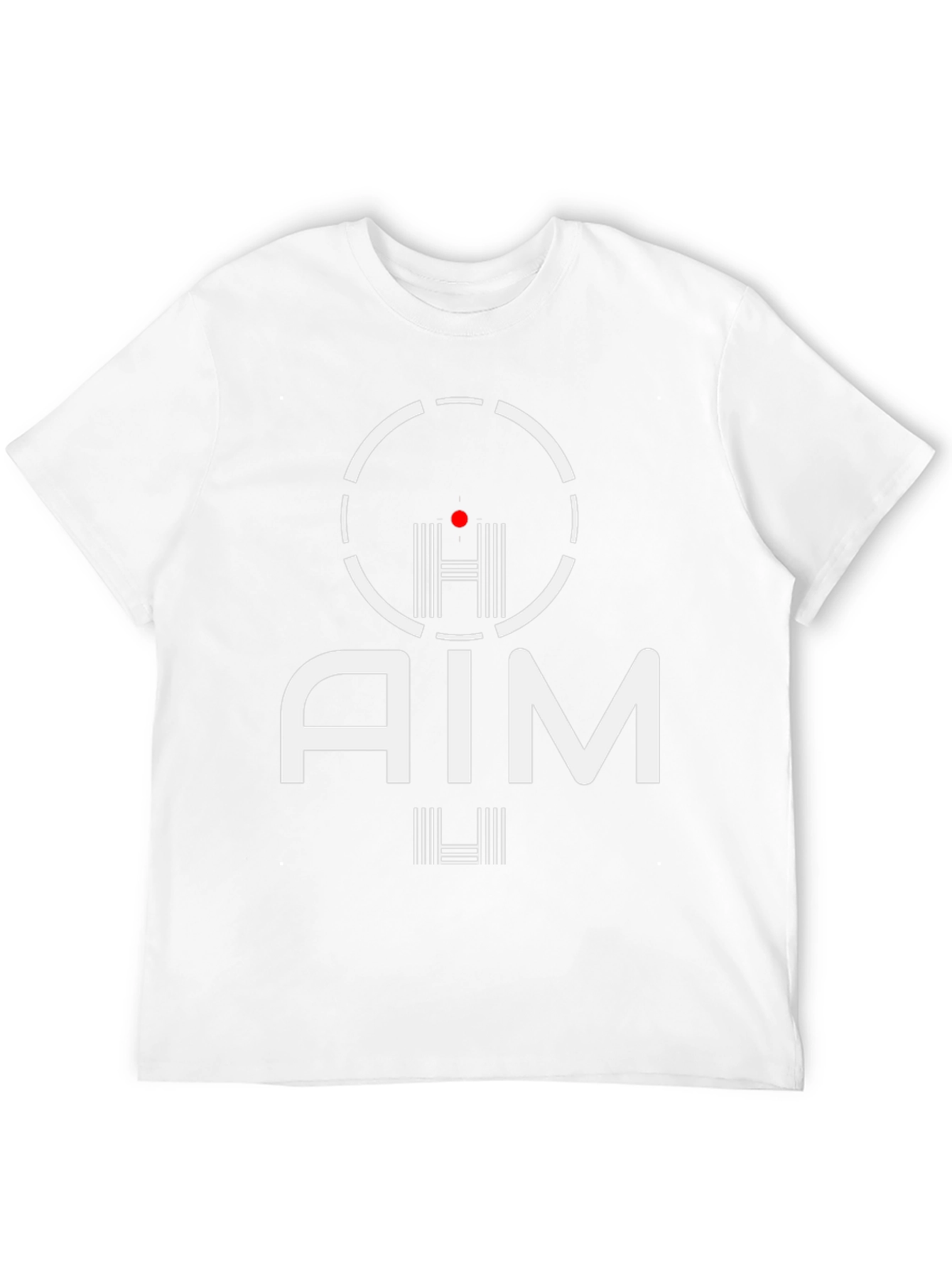 AIM Graphic Tee - Black Crew Neck T-Shirt