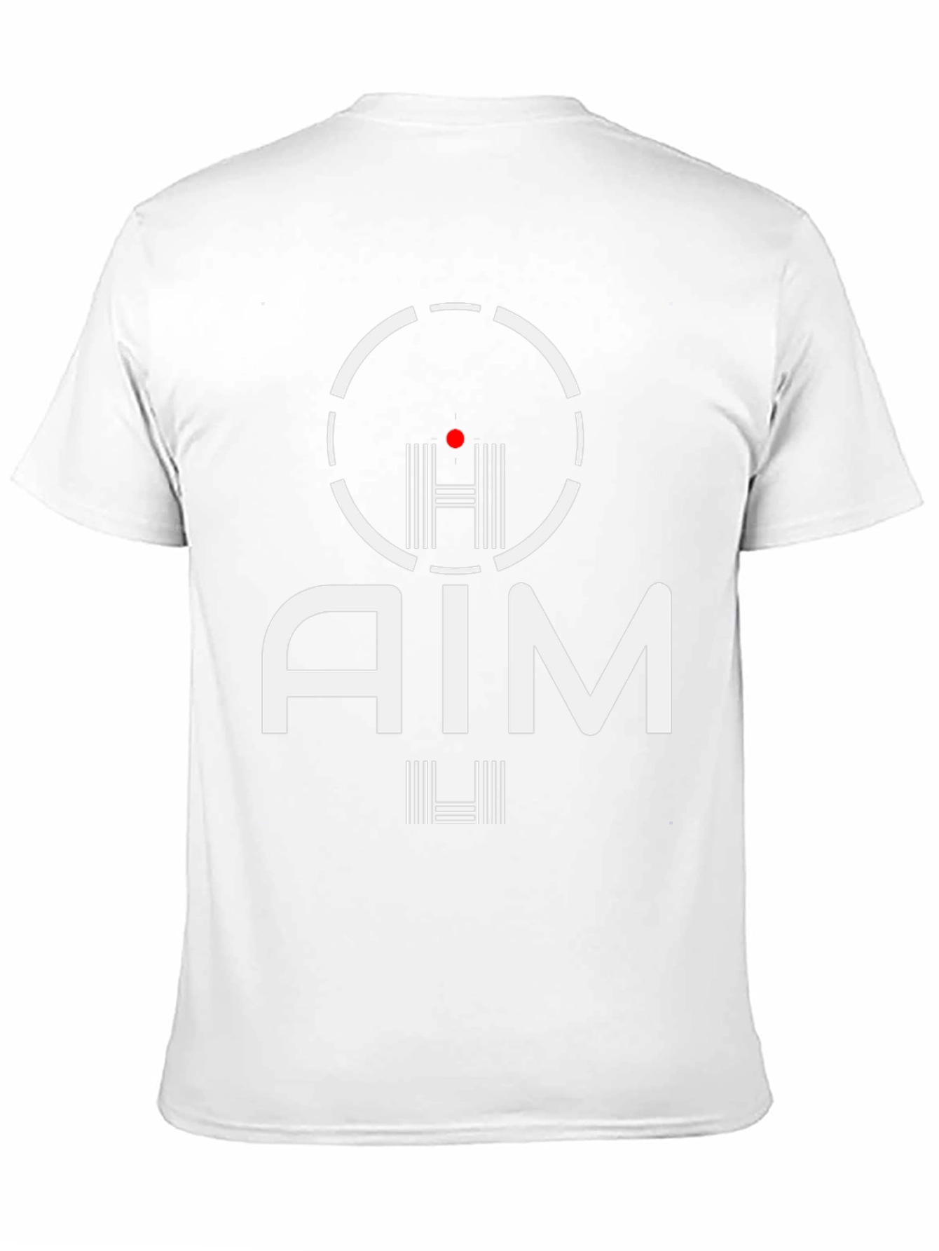 AIM Graphic Tee - Black Crew Neck T-Shirt