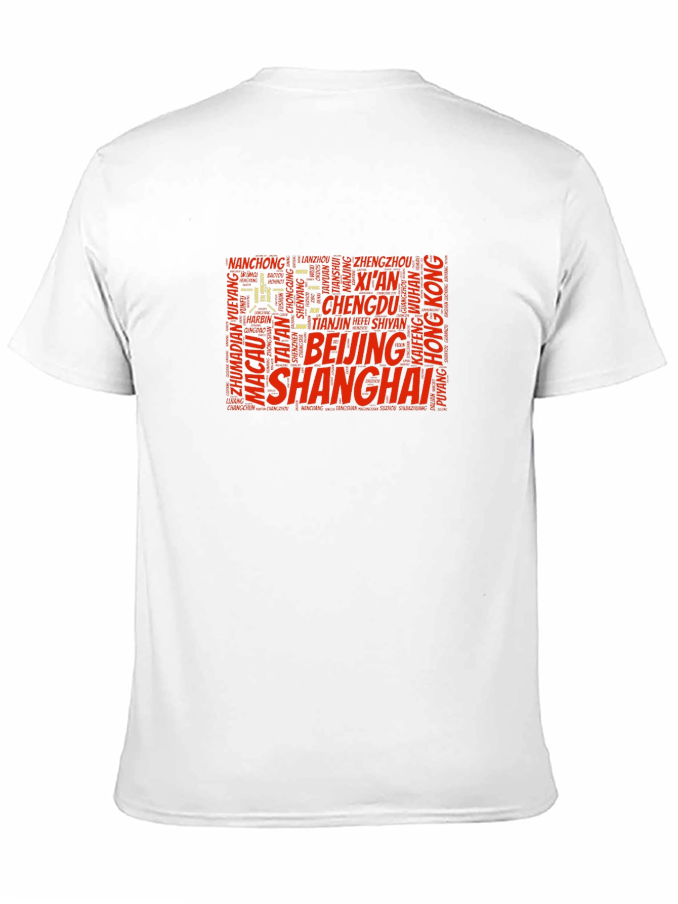 China Cities Word Art T-Shirt