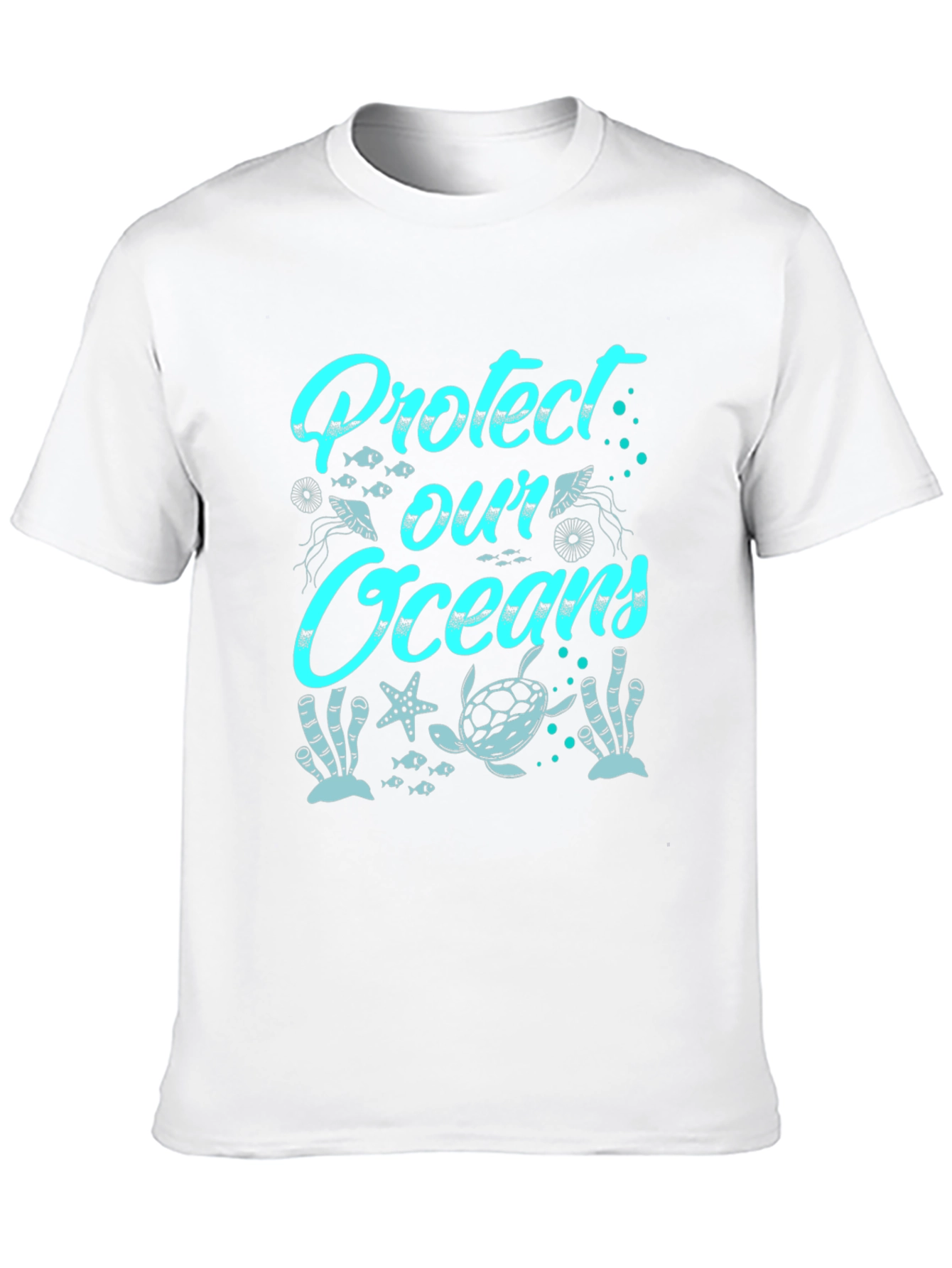 Protect Our Oceans Graphic Tee - Black