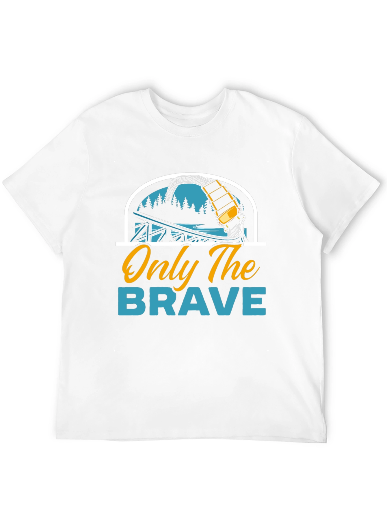 Only The Brave Roller Coaster T-Shirt