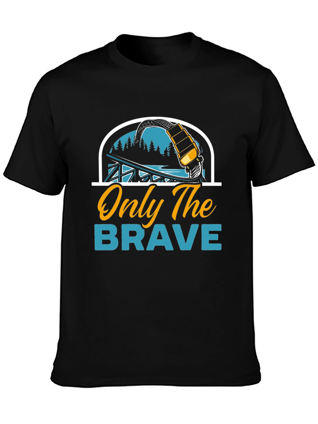 Only The Brave Roller Coaster T-Shirt