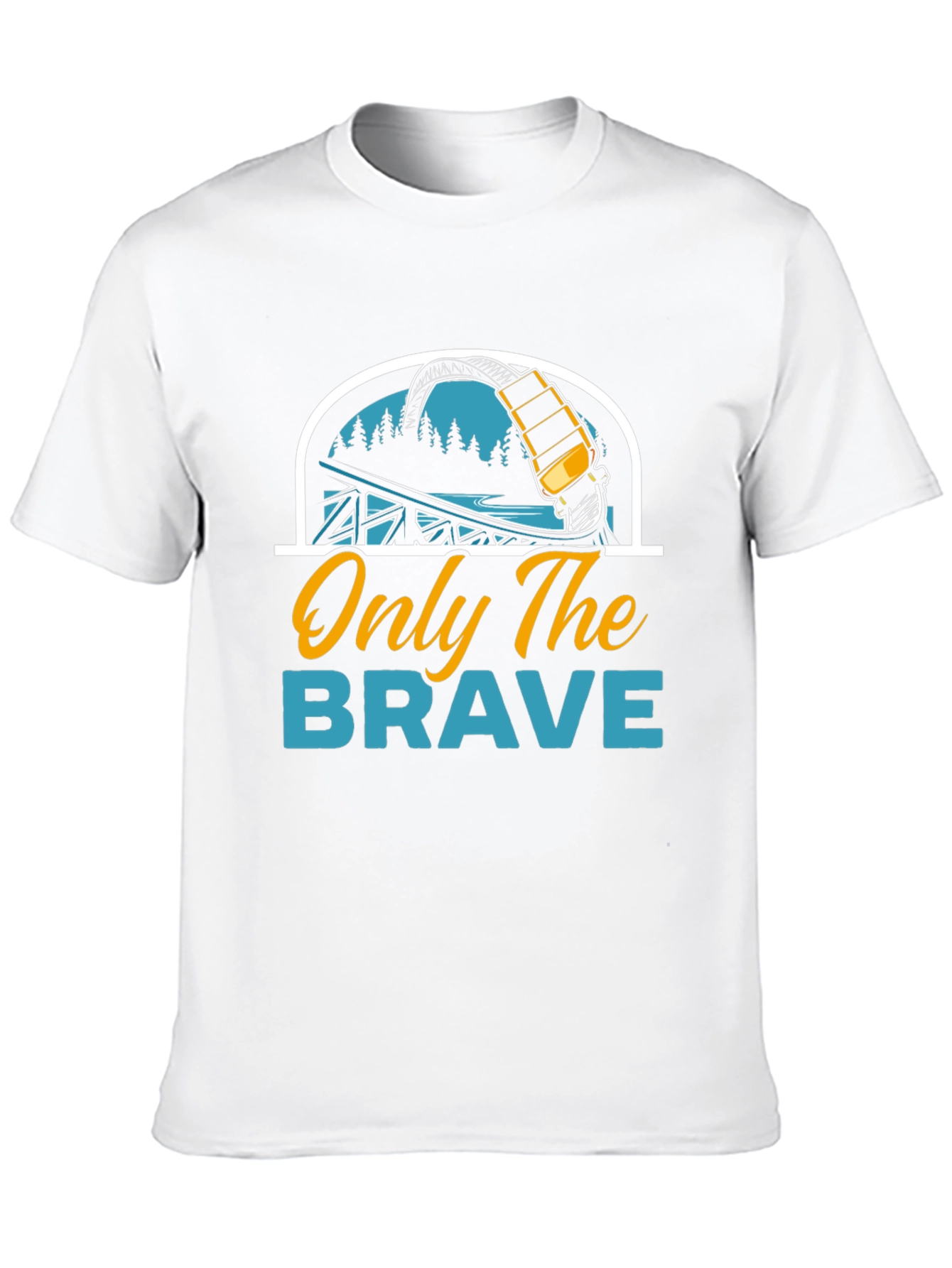 Only The Brave Roller Coaster T-Shirt