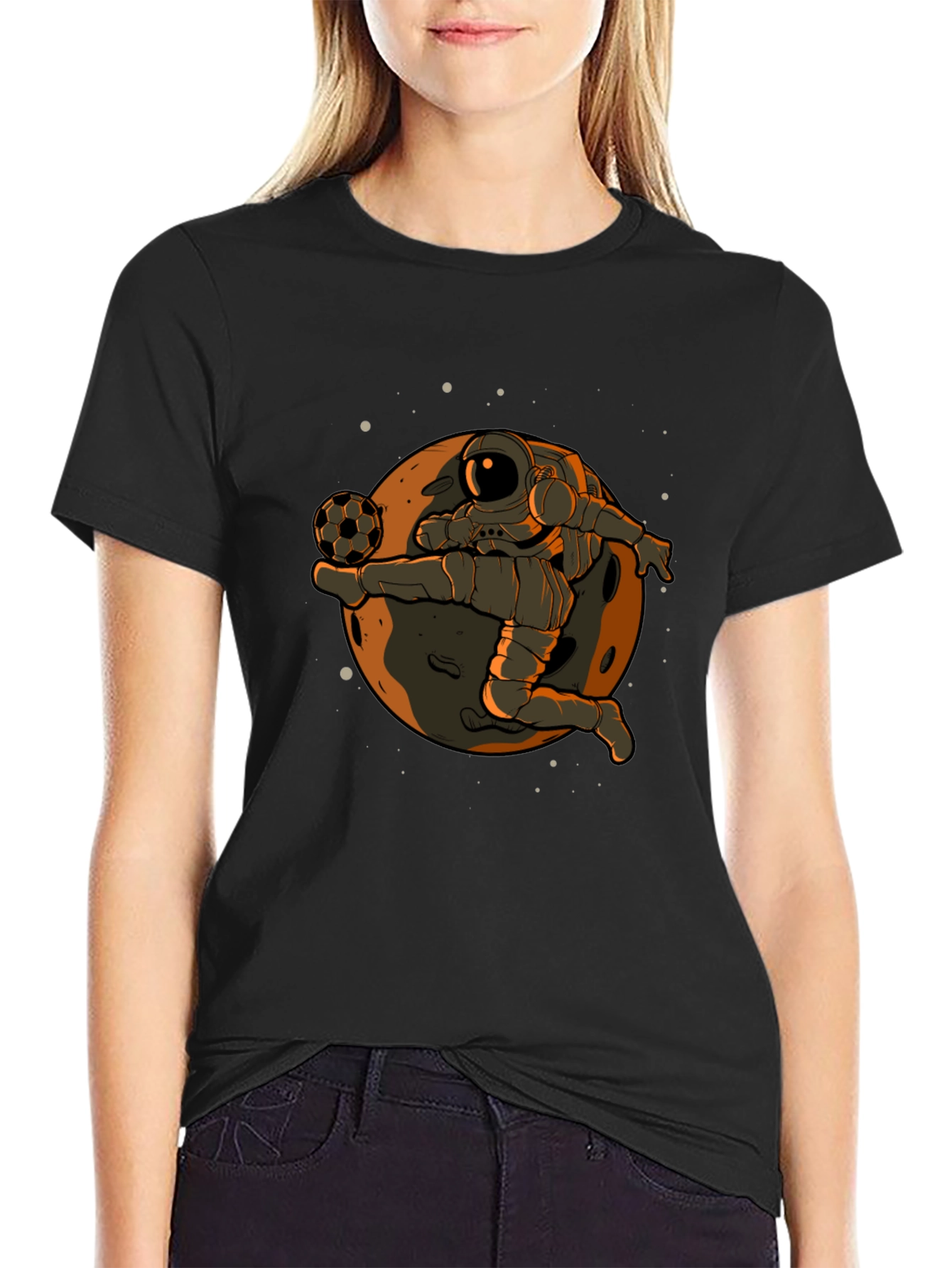 Astronaut Soccer T-Shirt - Kick it in Space!