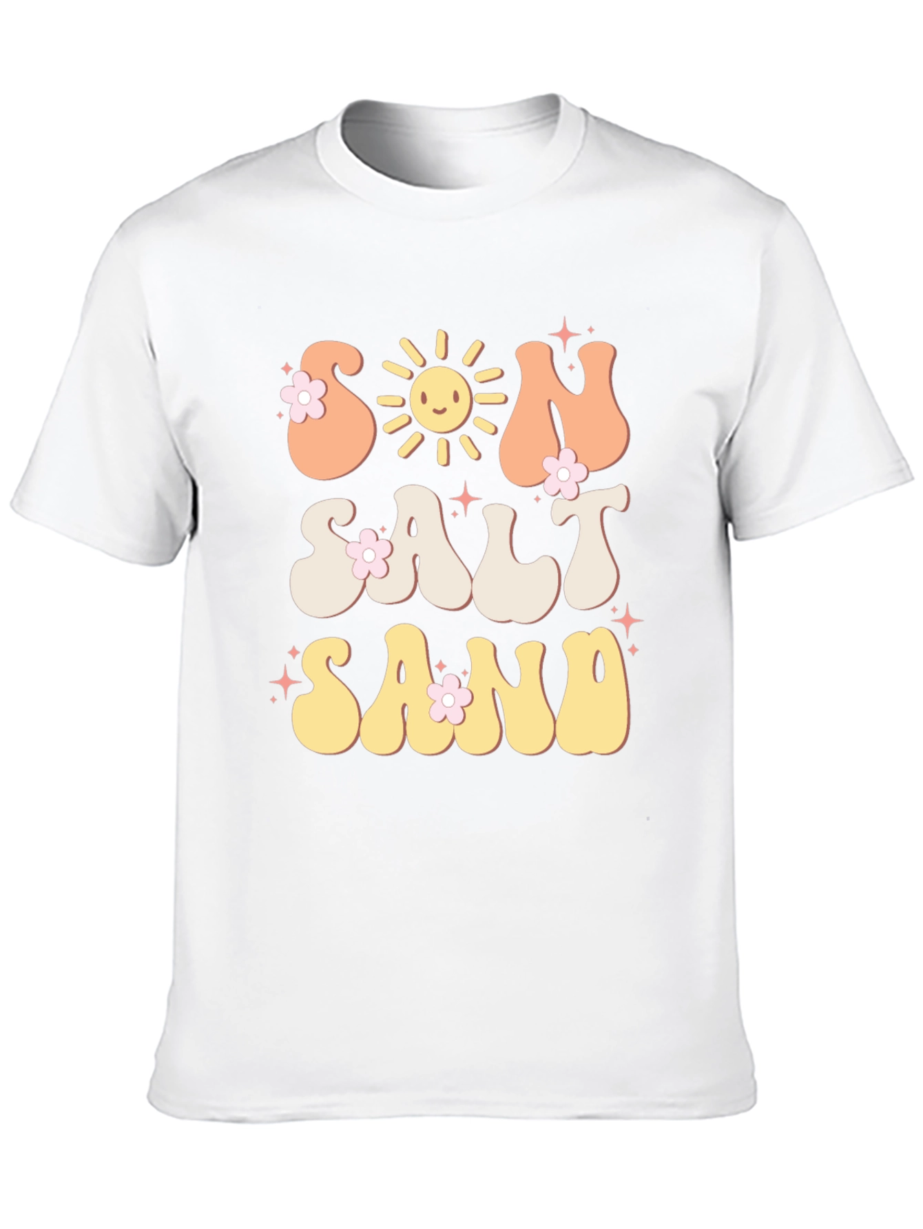 Retro Sun Salt Sand Graphic T-Shirt