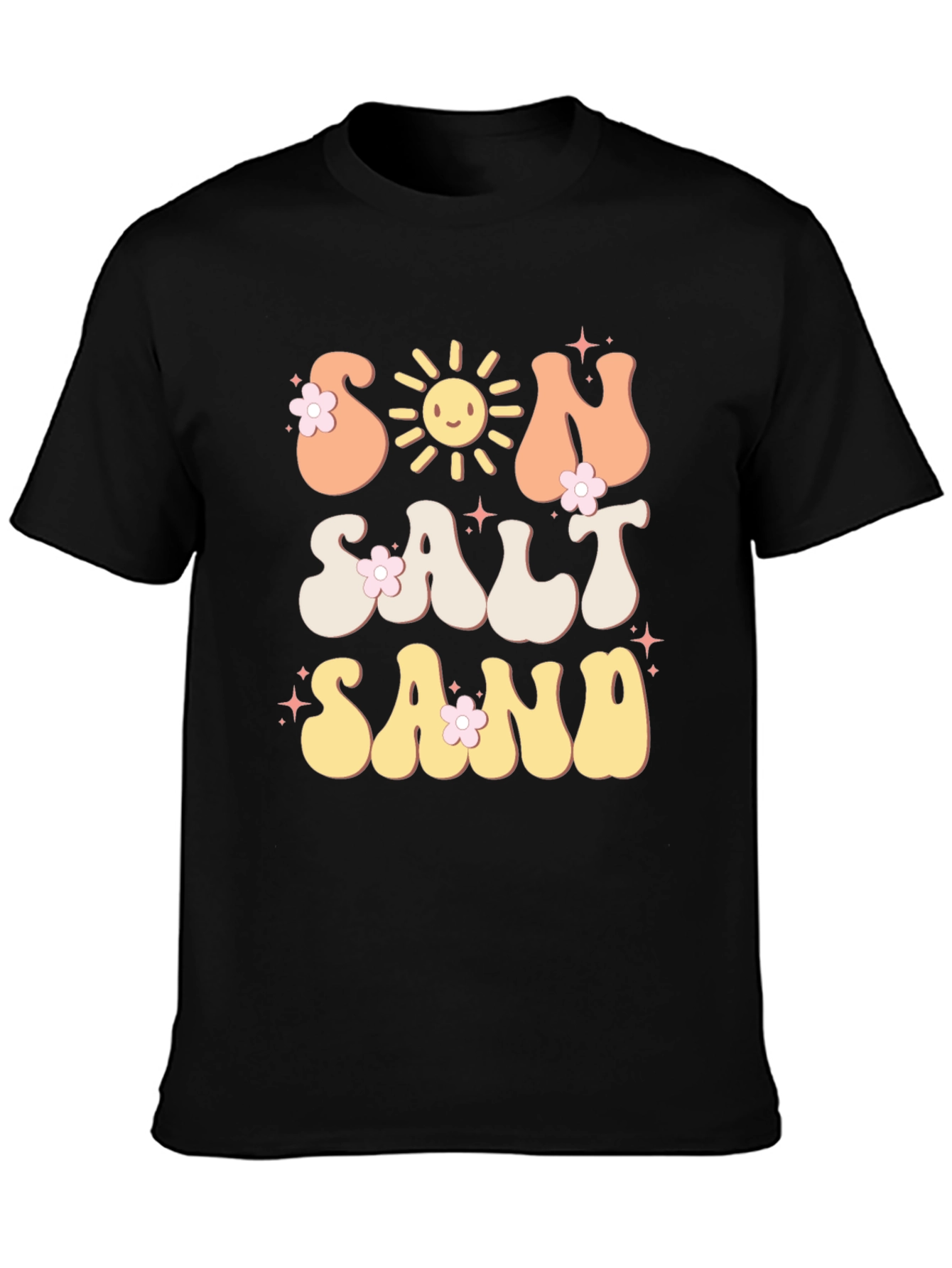 Retro Sun Salt Sand Graphic T-Shirt