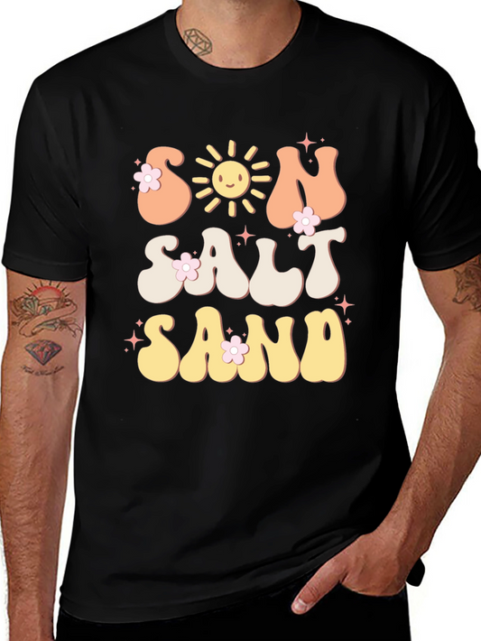 Retro Sun Salt Sand Graphic T-Shirt