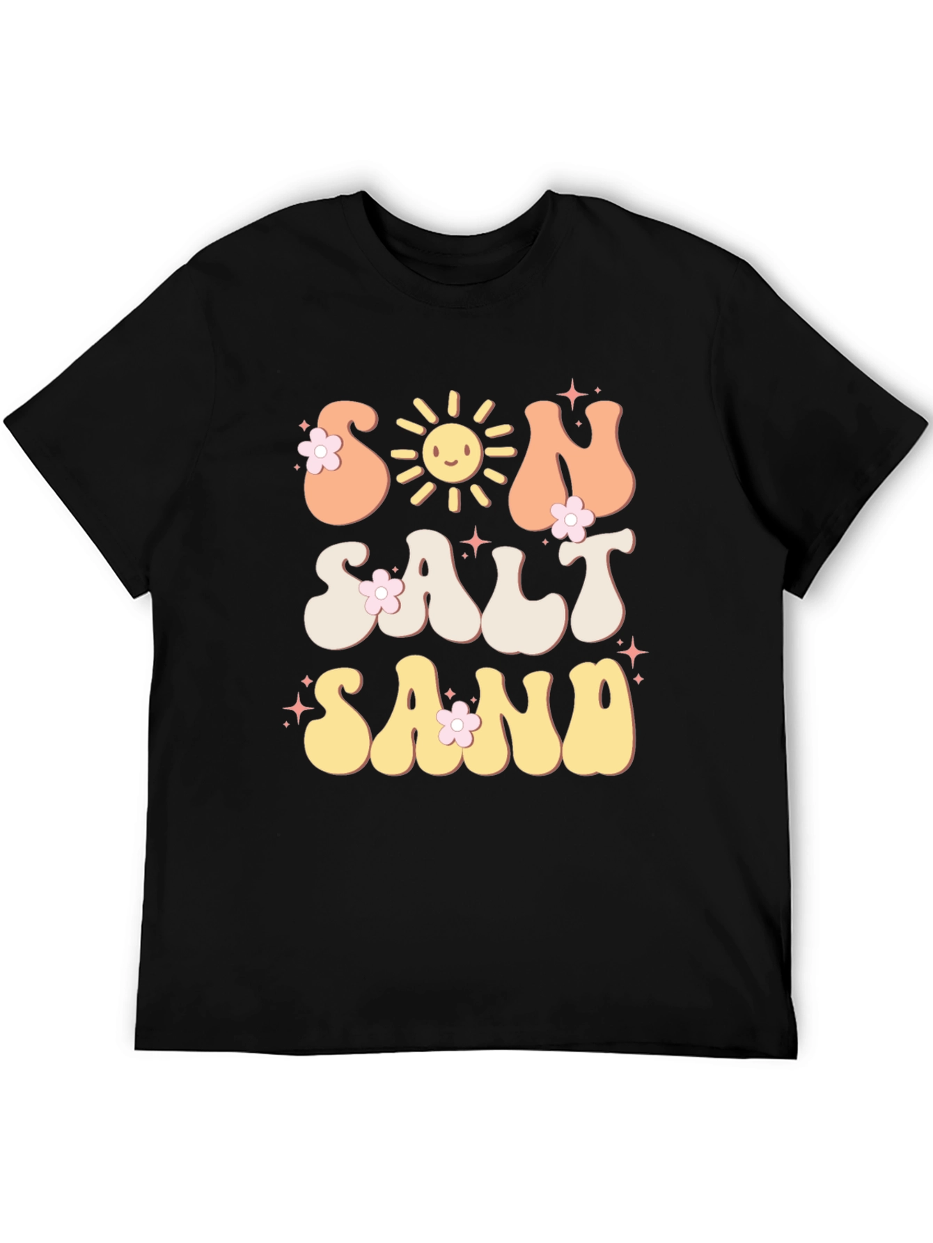 Retro Sun Salt Sand Graphic T-Shirt