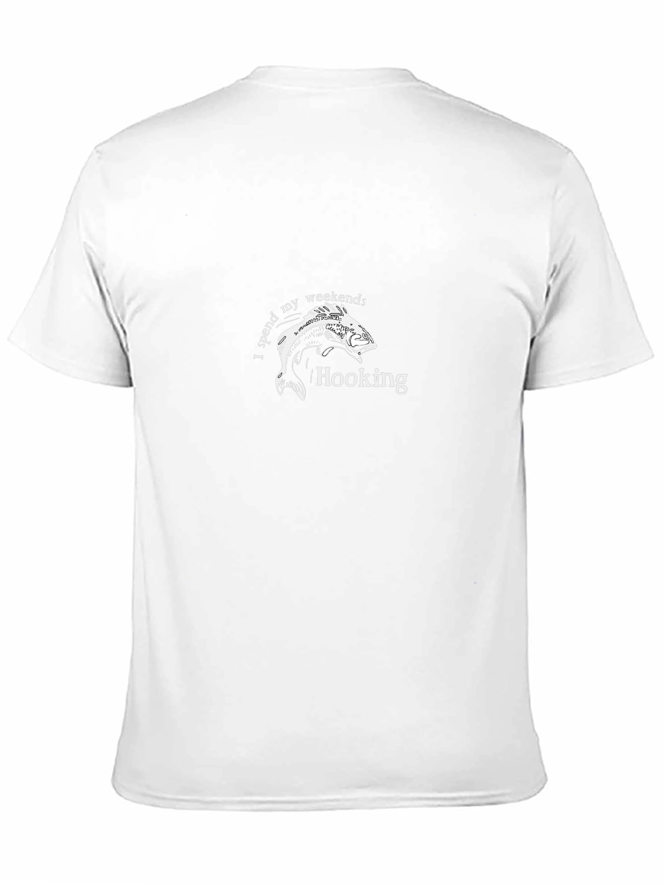 Fishing Hooking Weekend T-Shirt - Black