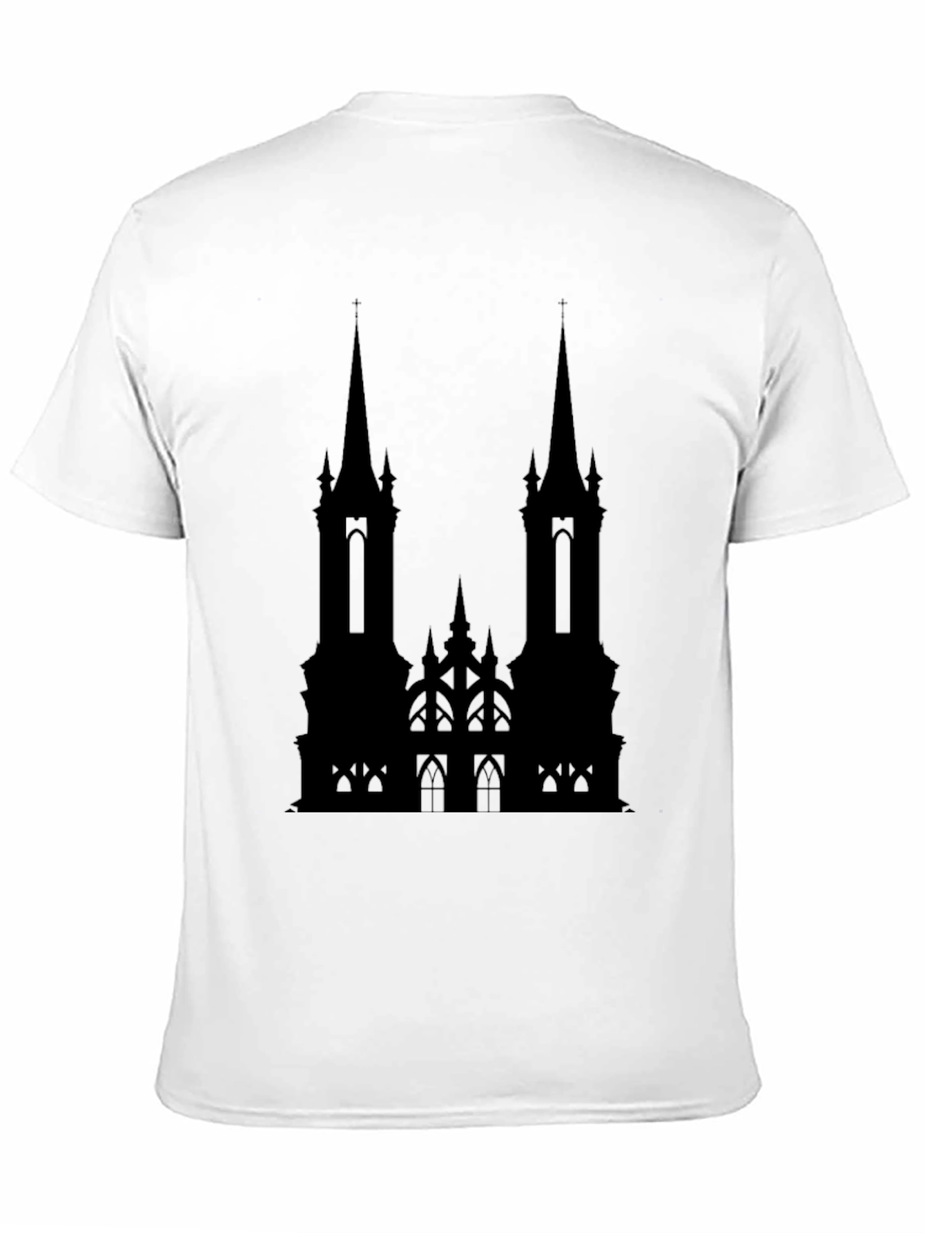 Gothic Cathedral Black T-Shirt