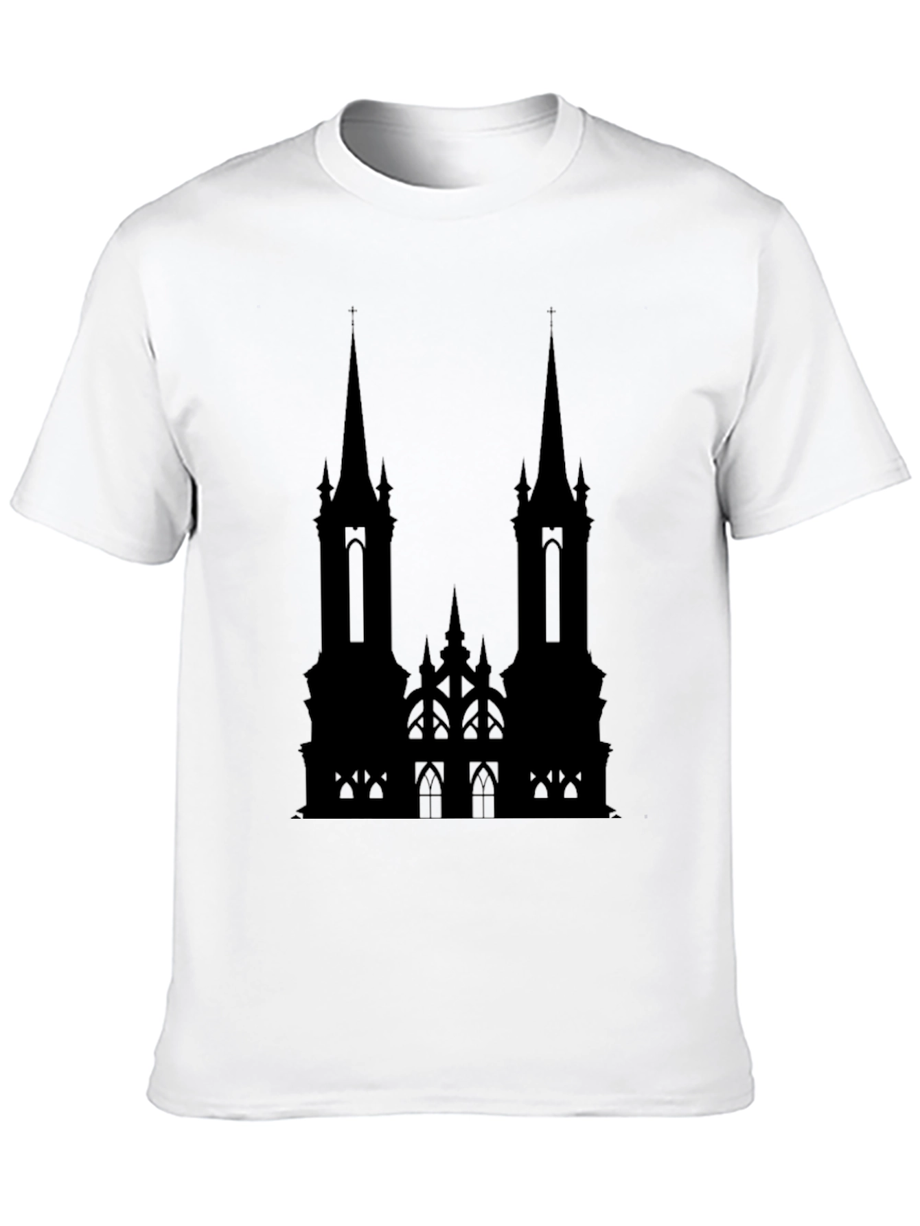Gothic Cathedral Black T-Shirt
