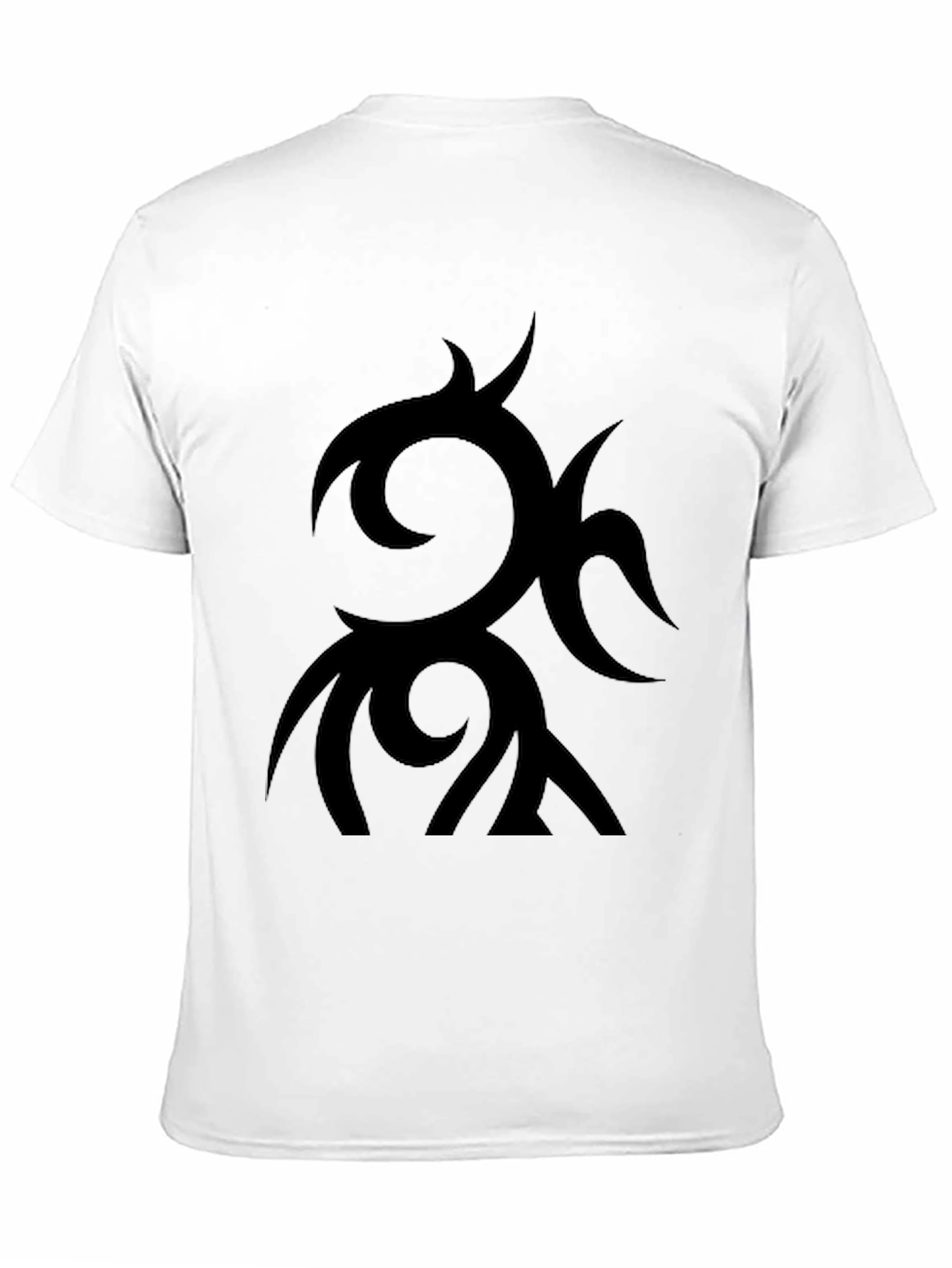 Tribal Design Black T-Shirt - Modern Casual Style