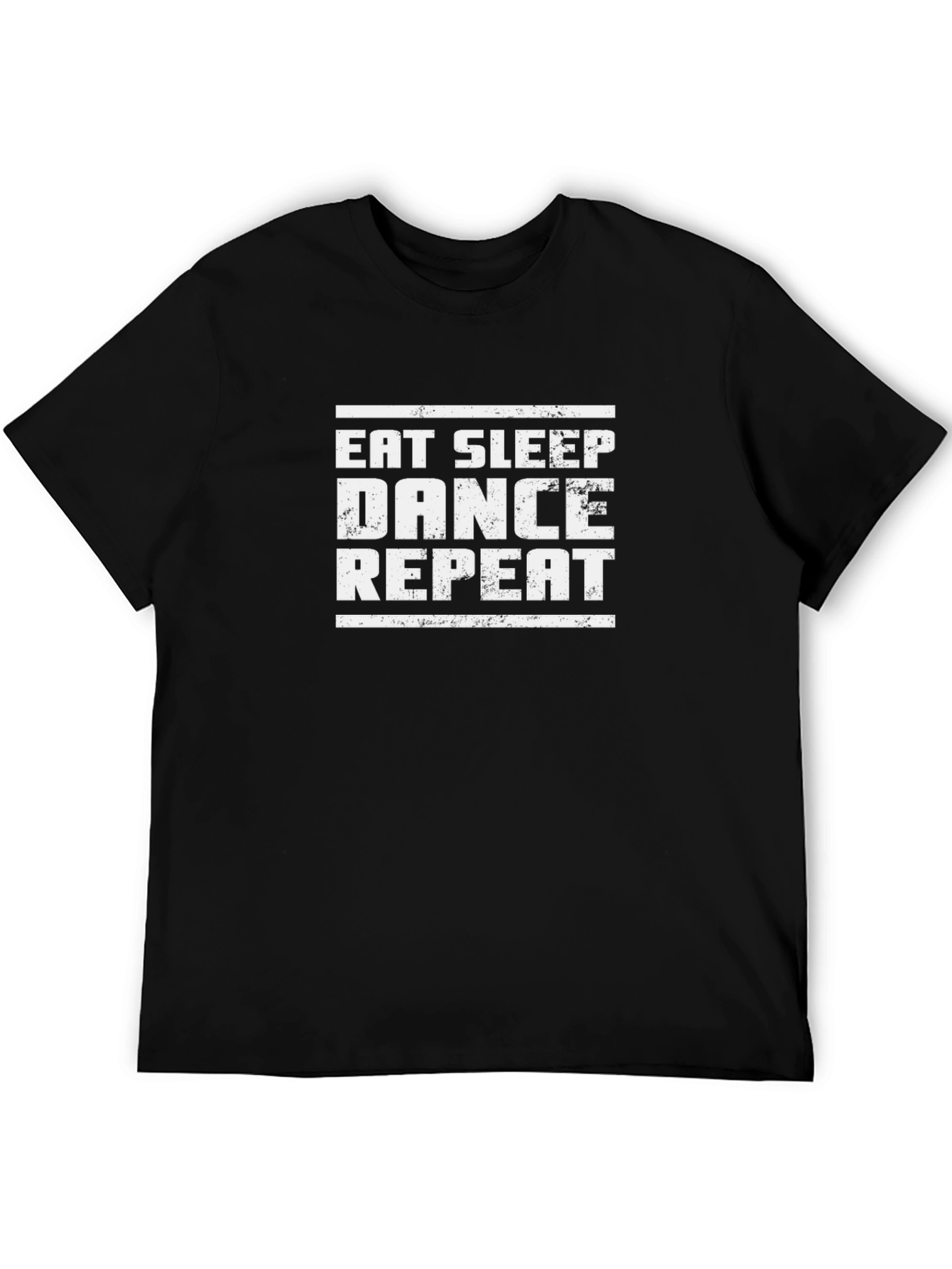 Eat Sleep Dance Repeat T-Shirt - Black Graphic Tee