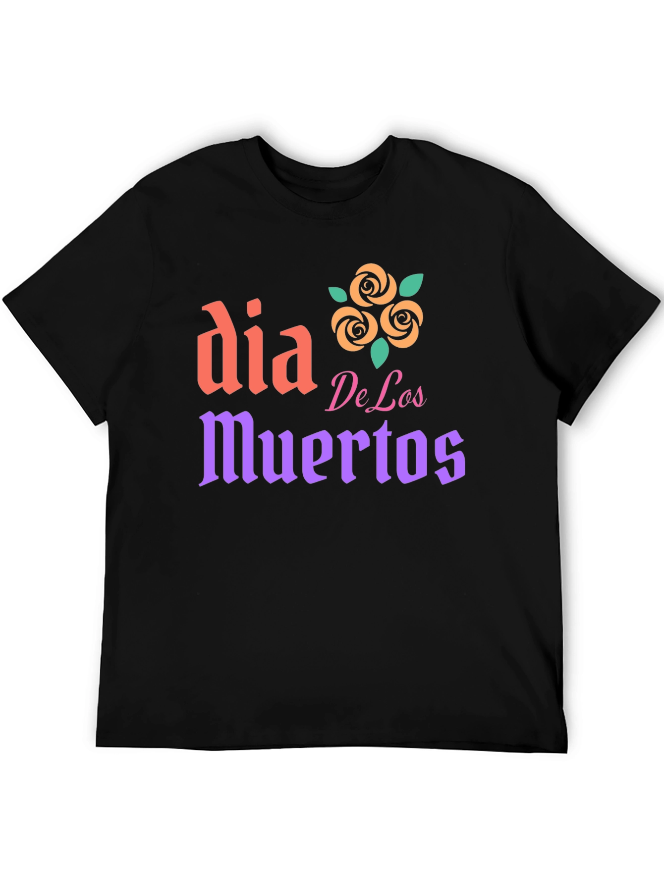 Dia De Los Muertos T-Shirt - Black Cotton Tee