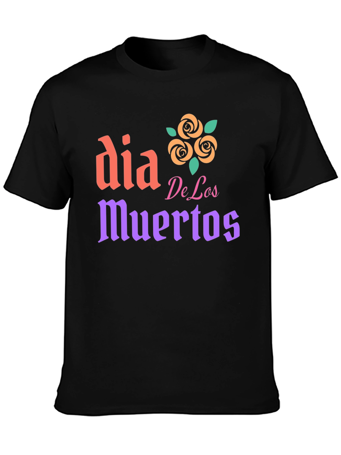Dia De Los Muertos T-Shirt - Black Cotton Tee