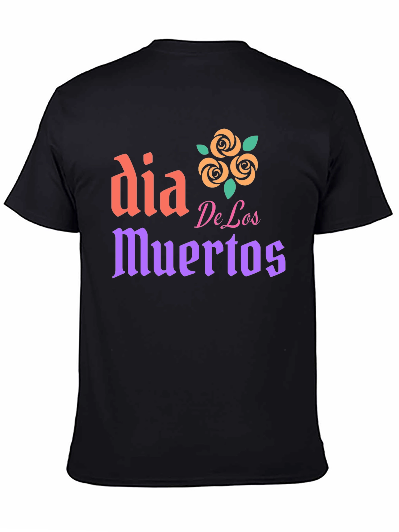 Dia De Los Muertos T-Shirt - Black Cotton Tee