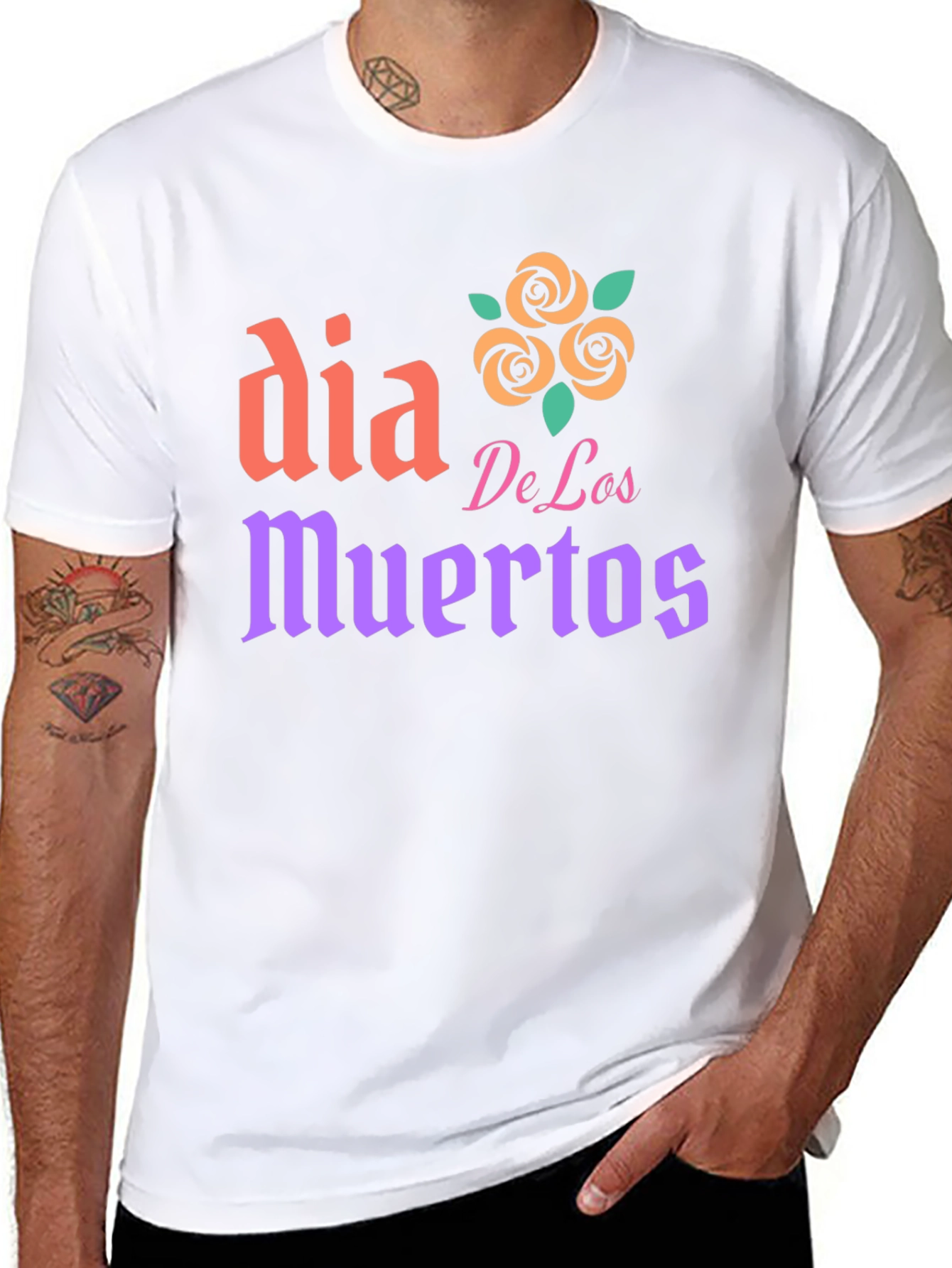 Dia De Los Muertos T-Shirt - Black Cotton Tee
