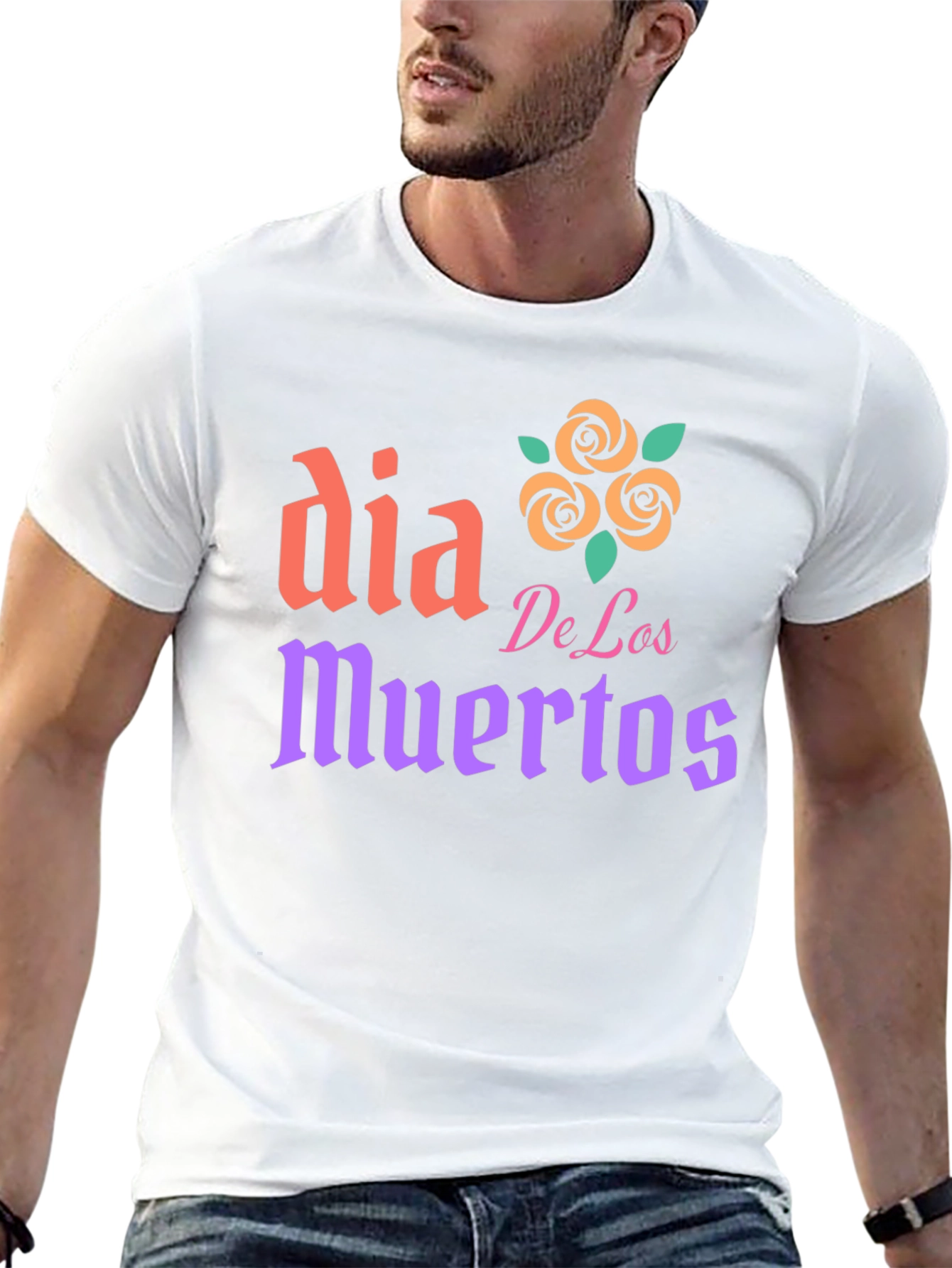Dia De Los Muertos T-Shirt - Black Cotton Tee