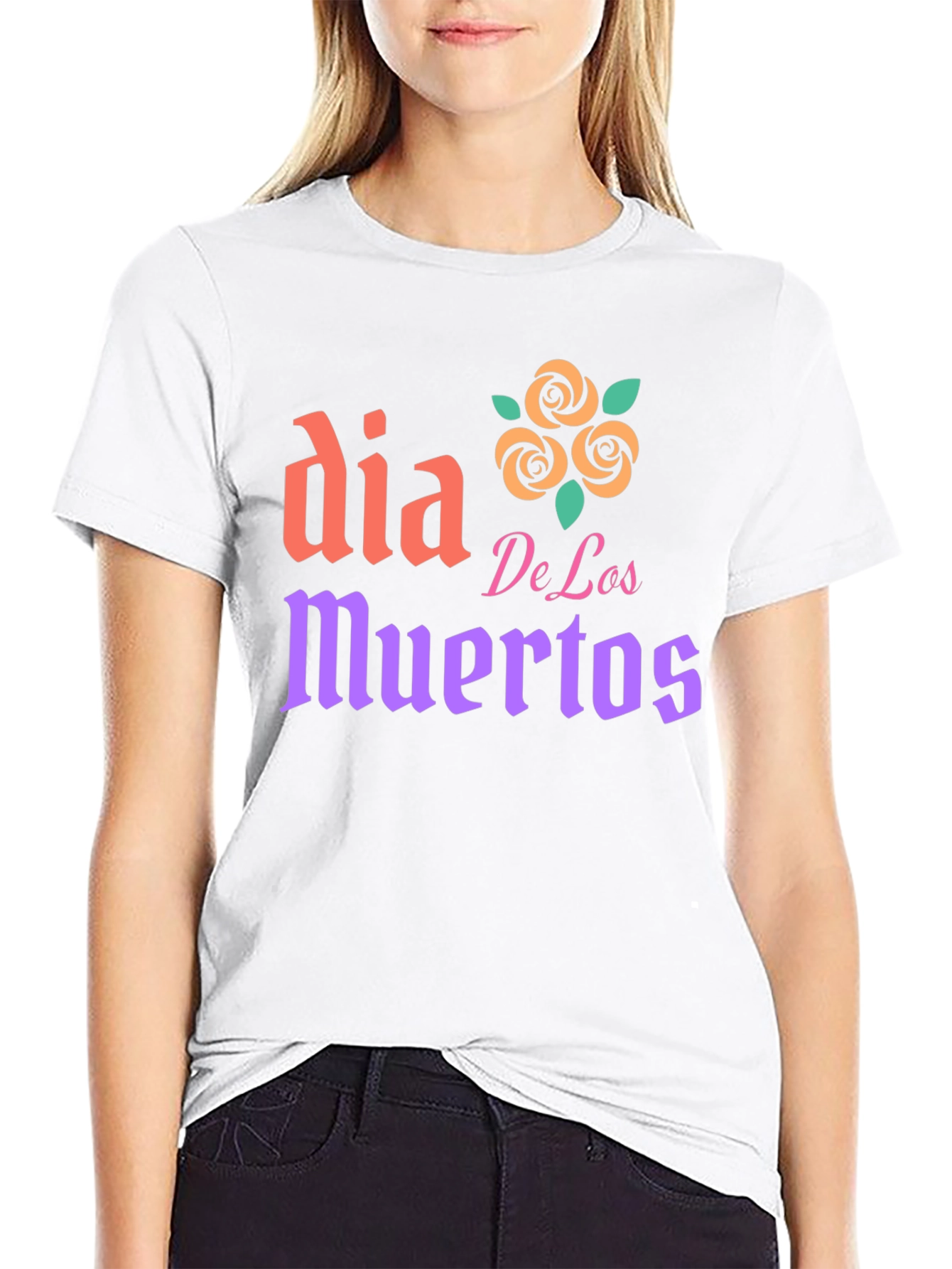 Dia De Los Muertos T-Shirt - Black Cotton Tee