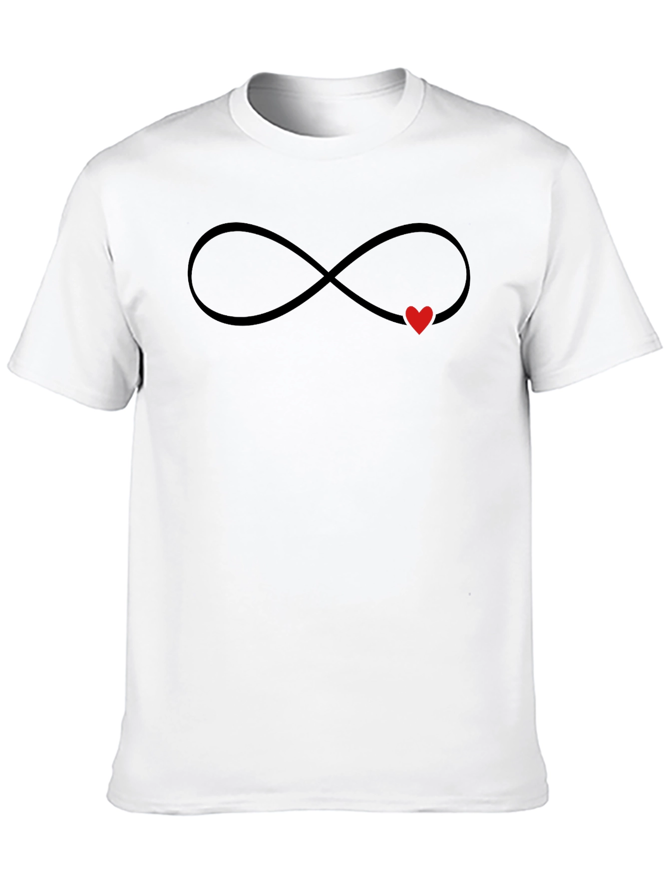 Infinity Love Heart Graphic T-Shirt