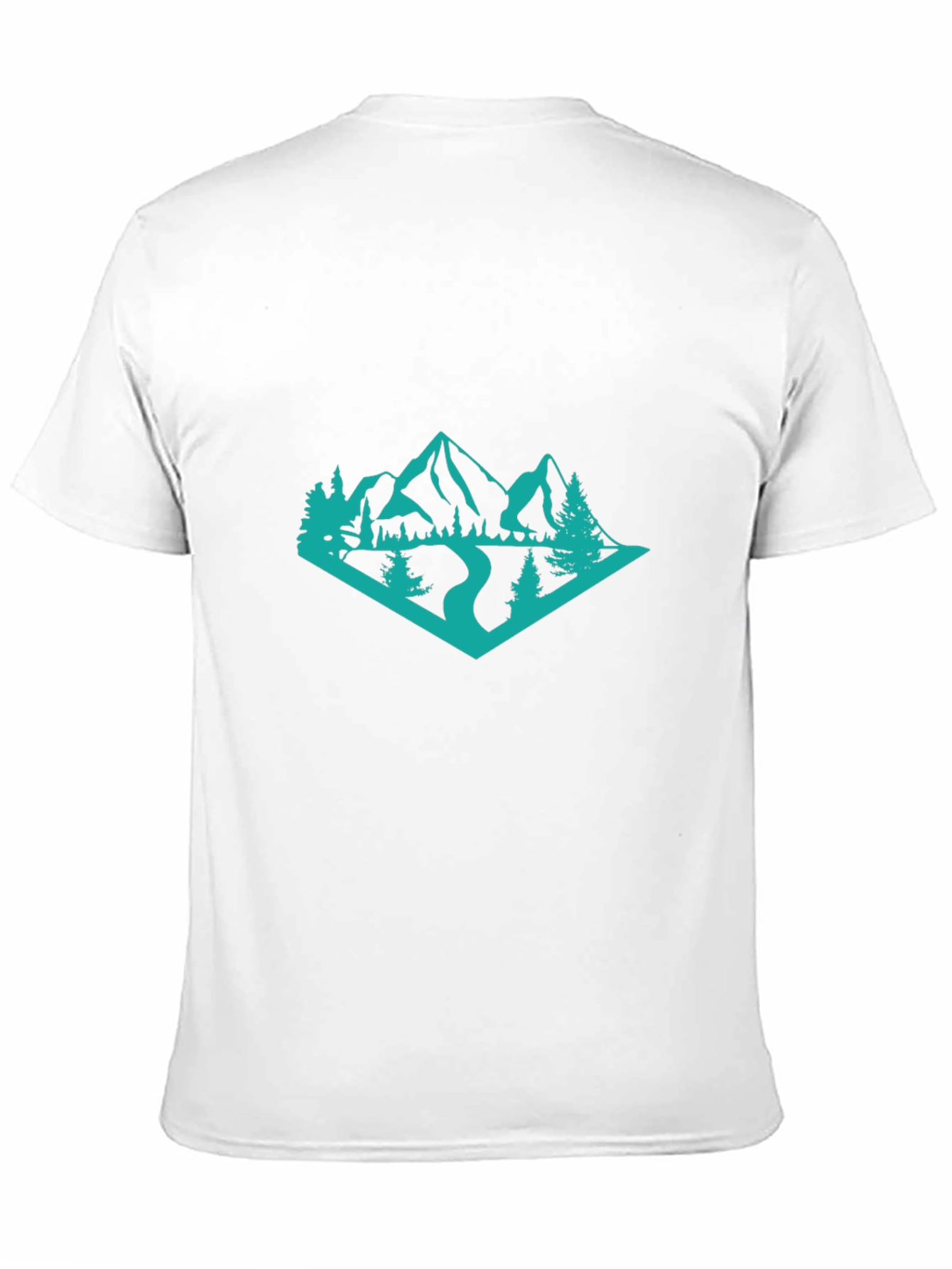 Mountainscape Graphic Tee - Black