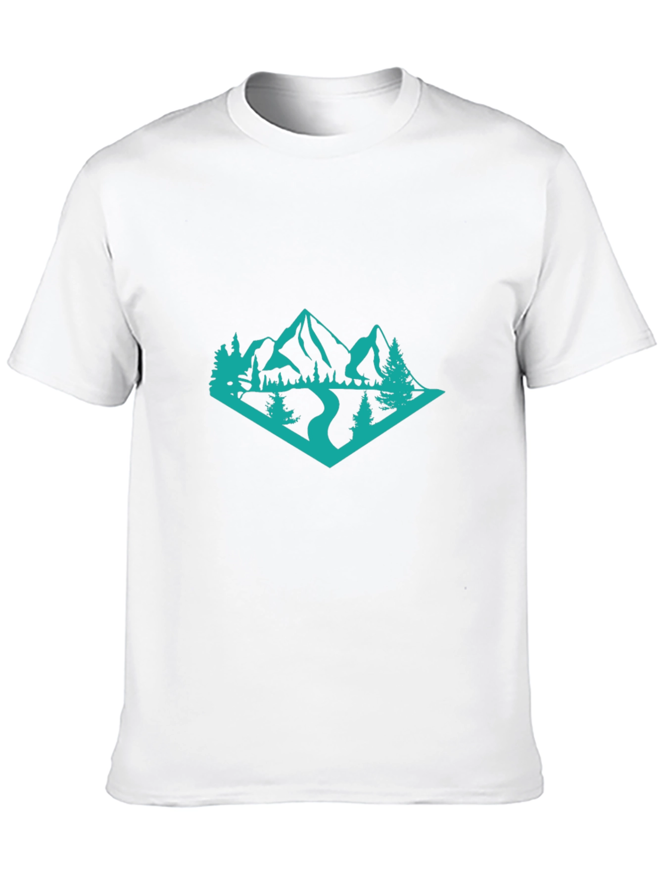 Mountainscape Graphic Tee - Black
