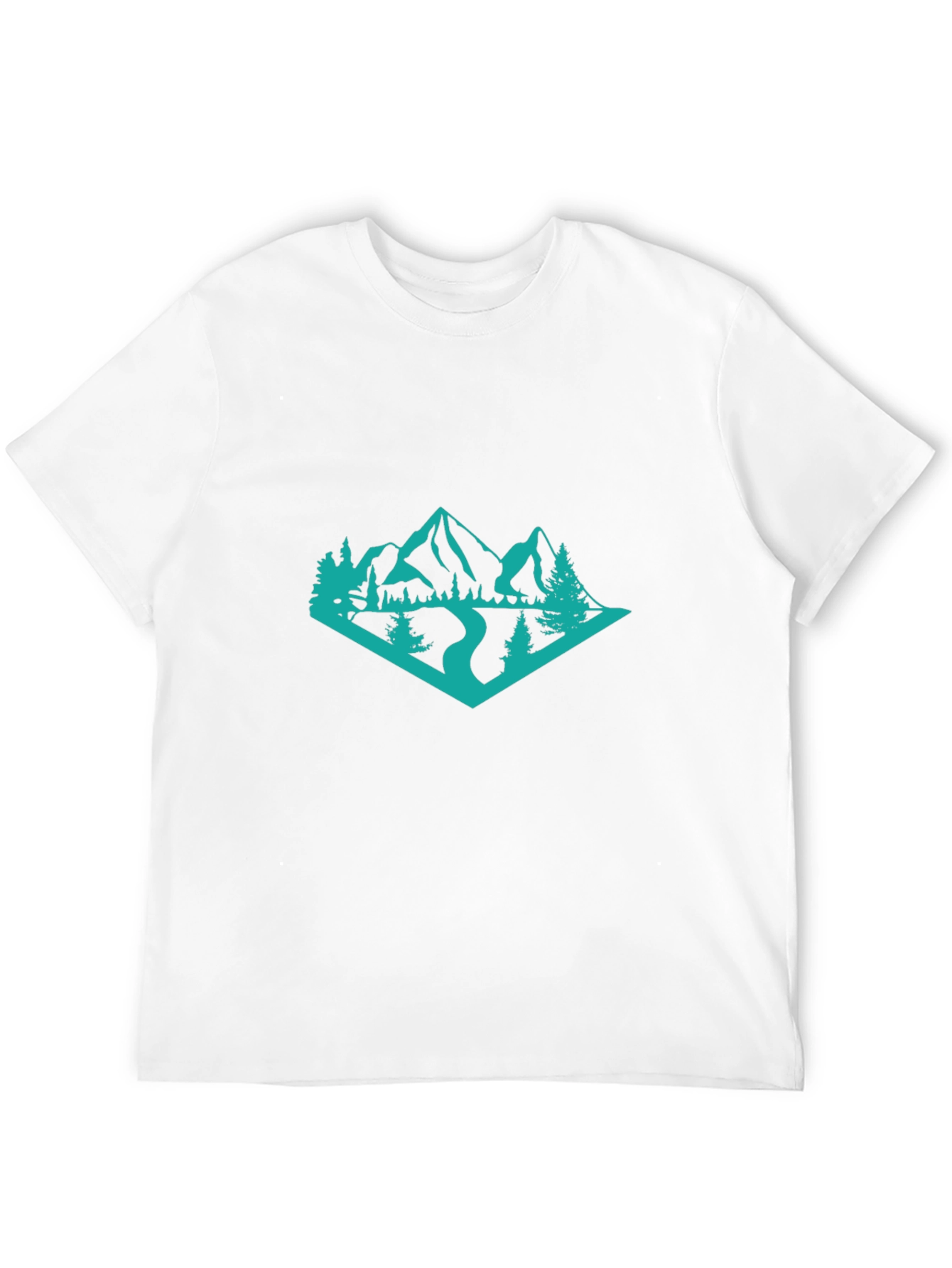 Mountainscape Graphic Tee - Black