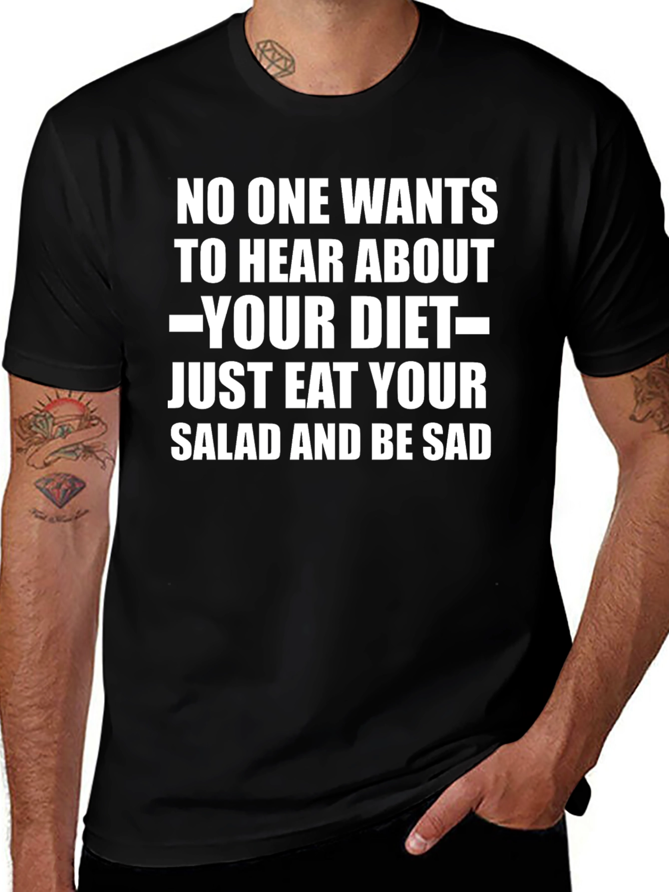 Eat Your Salad Funny T-Shirt