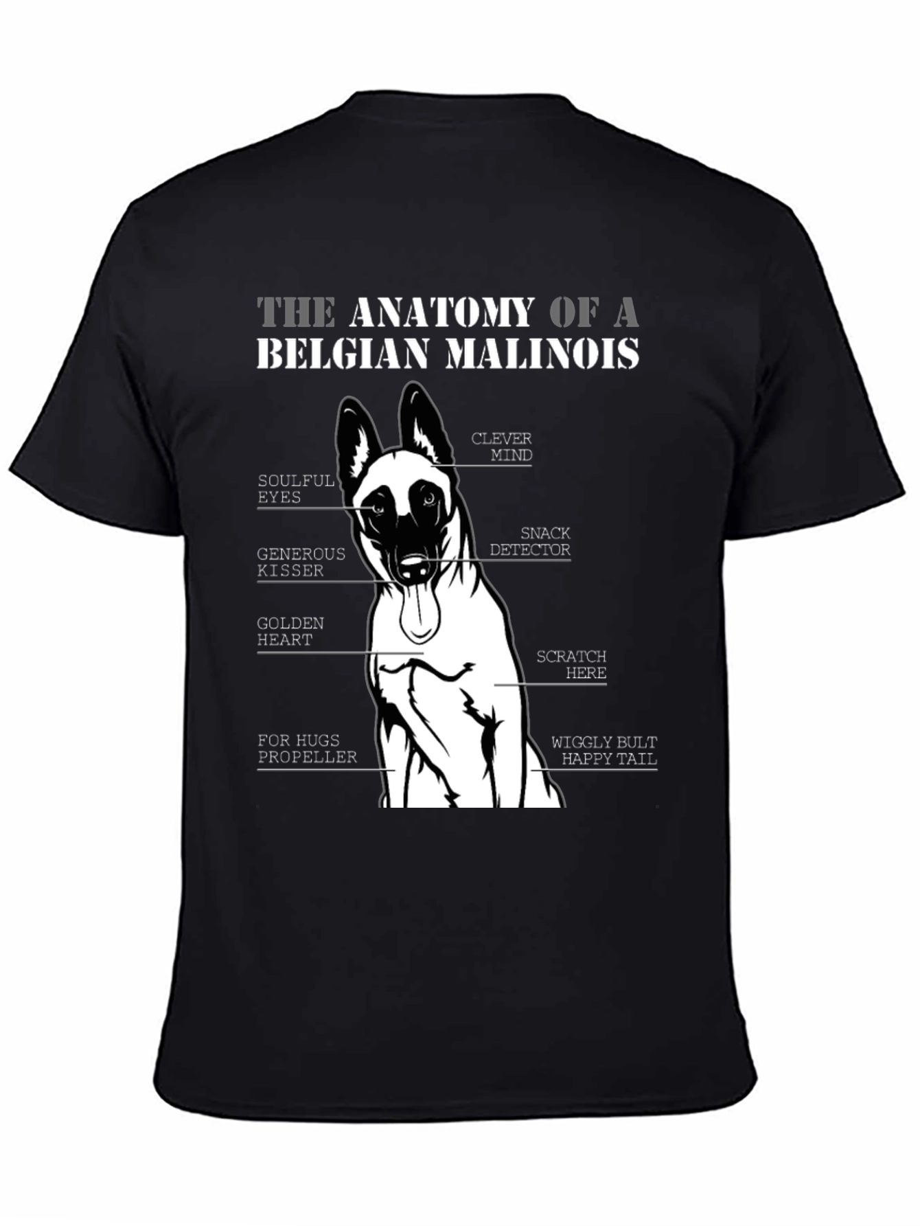 Belgian Malinois Anatomy T-Shirt