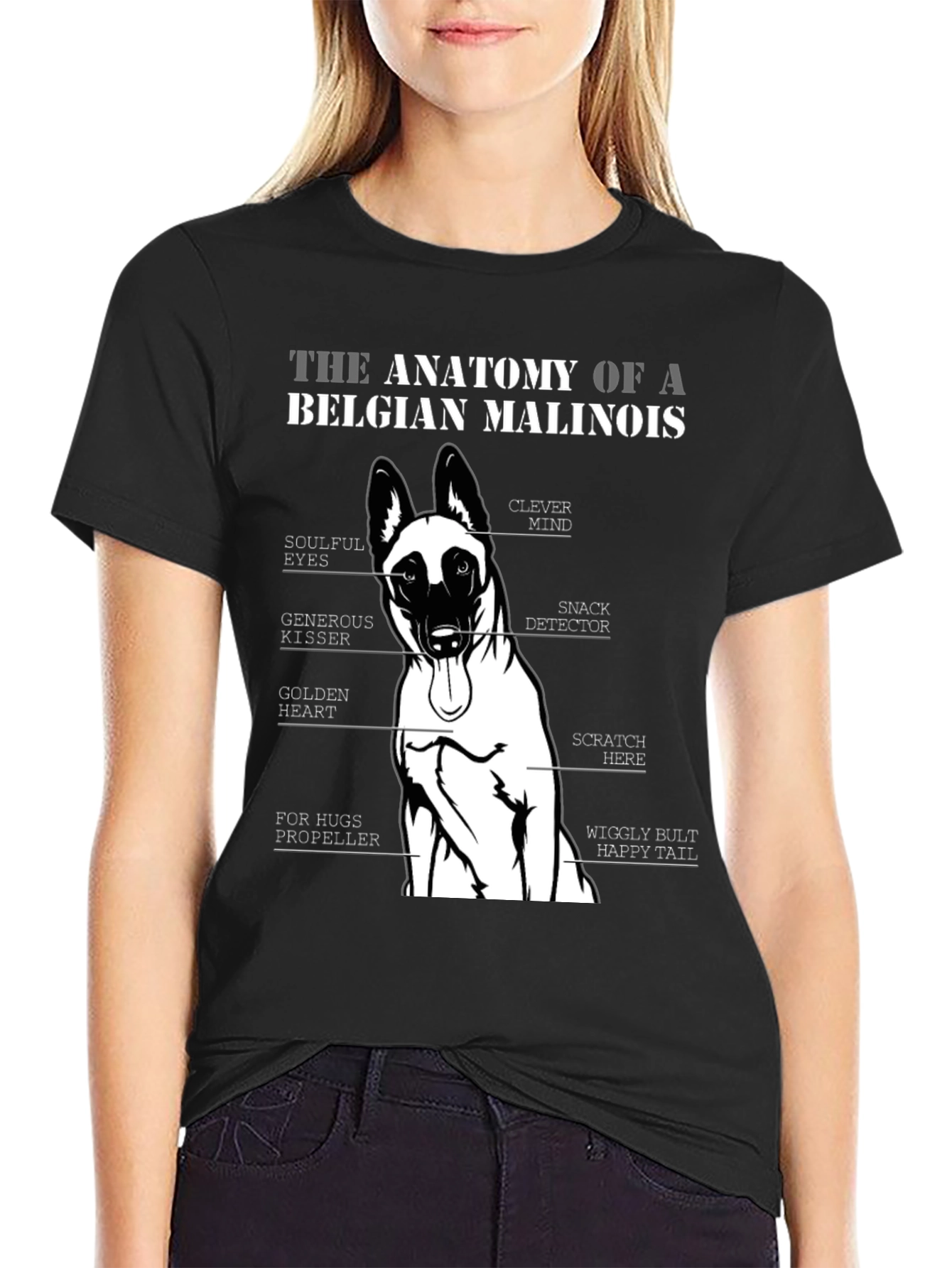 Belgian Malinois Anatomy T-Shirt