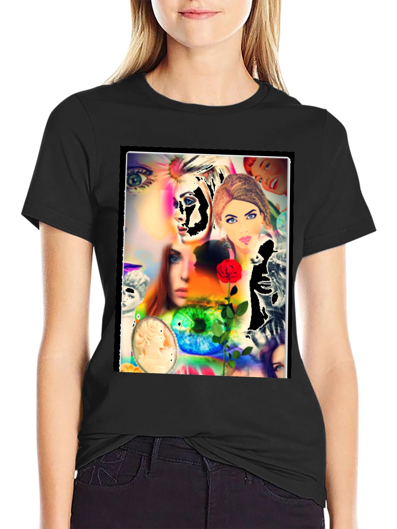Surreal Art Black T-Shirt