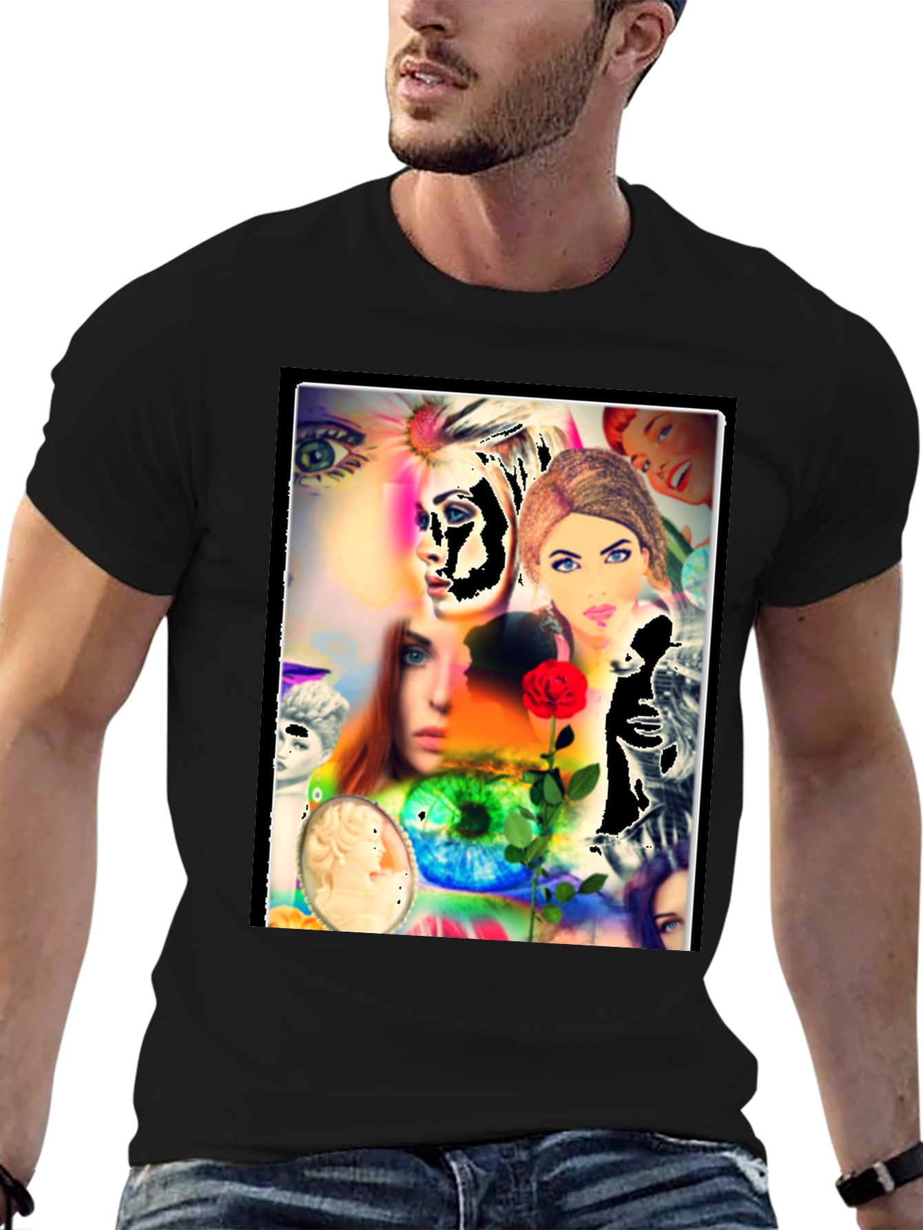Surreal Art Black T-Shirt
