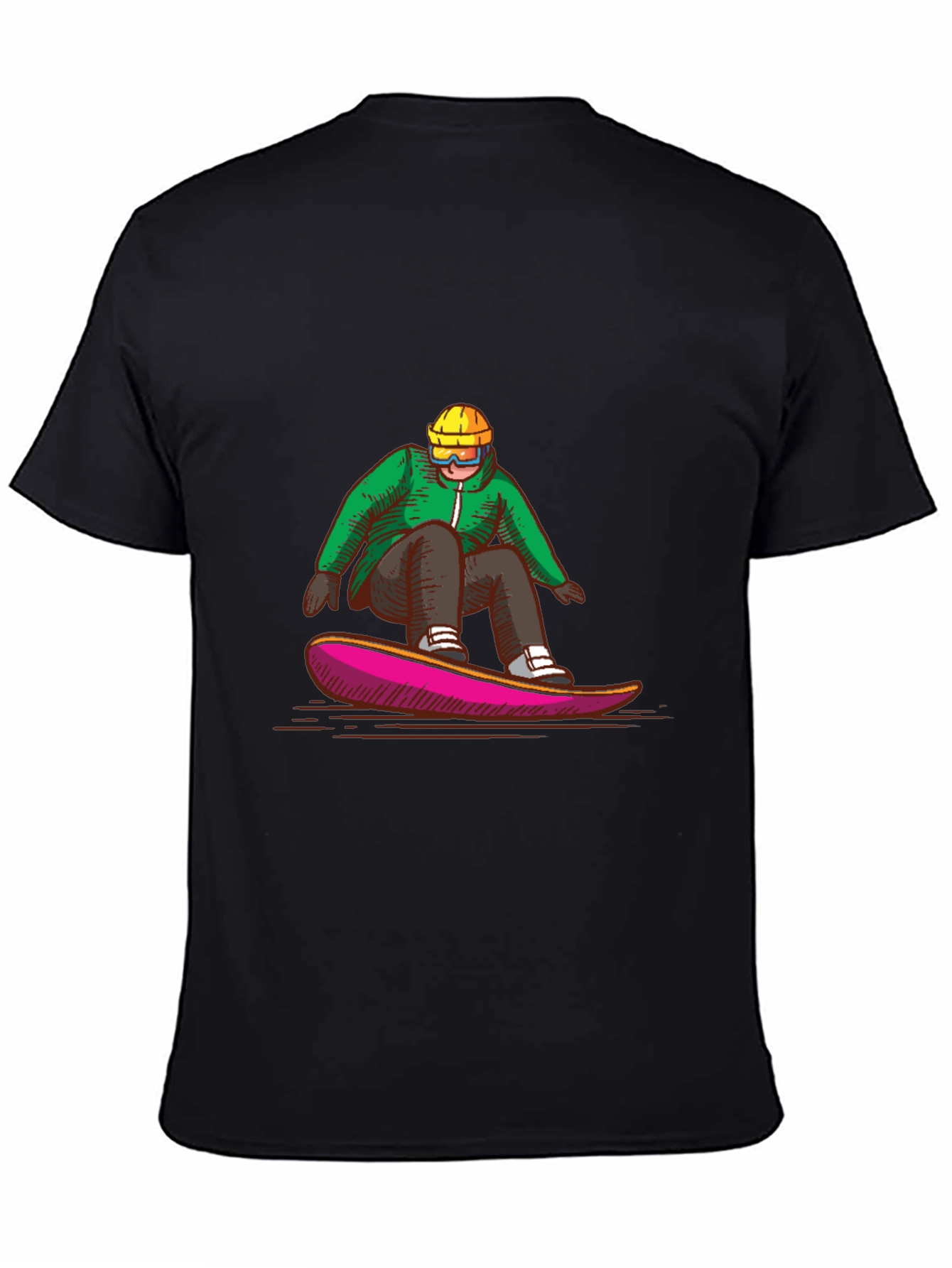 Snowboarder Graphic T-Shirt - Cool Design