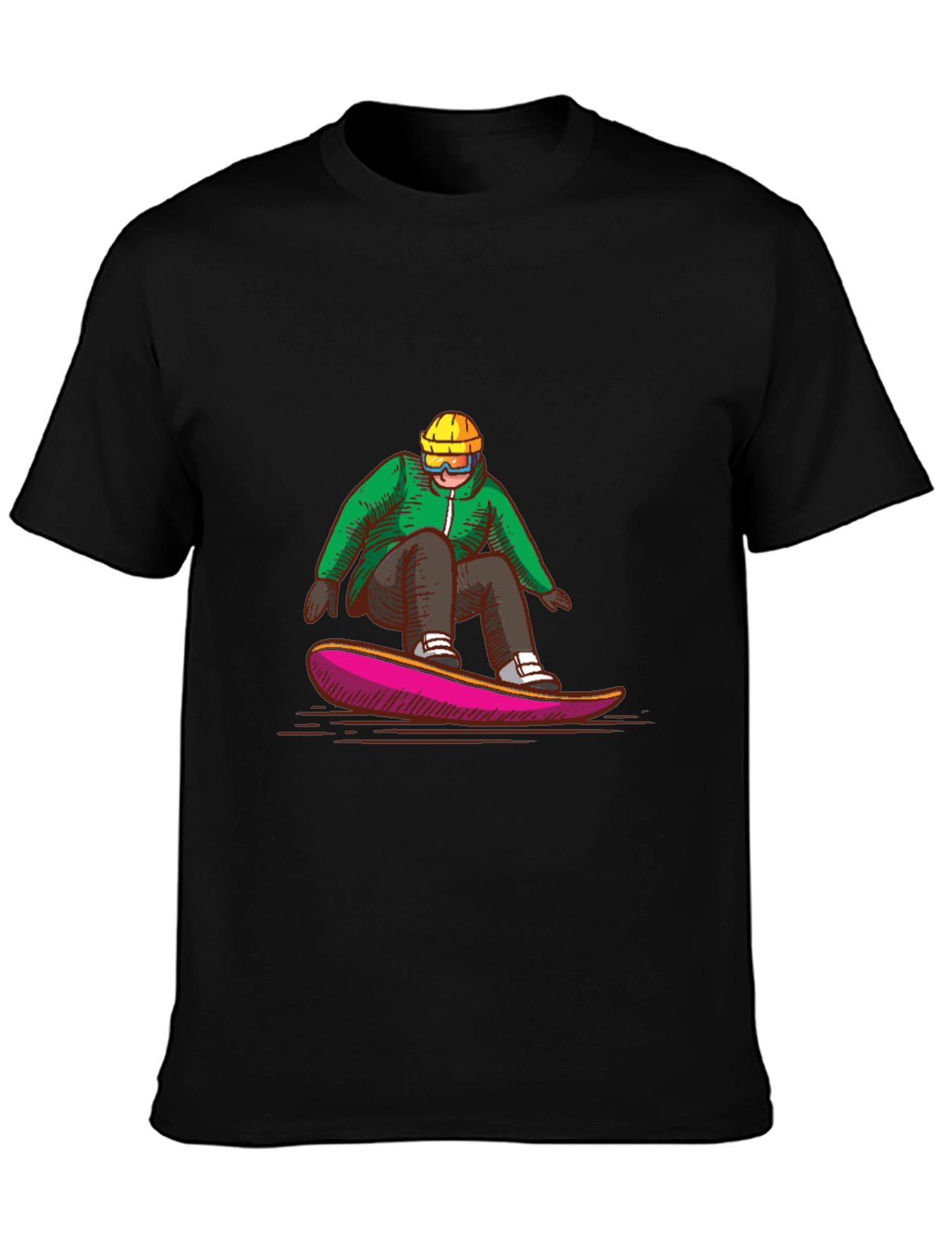 Snowboarder Graphic T-Shirt - Cool Design