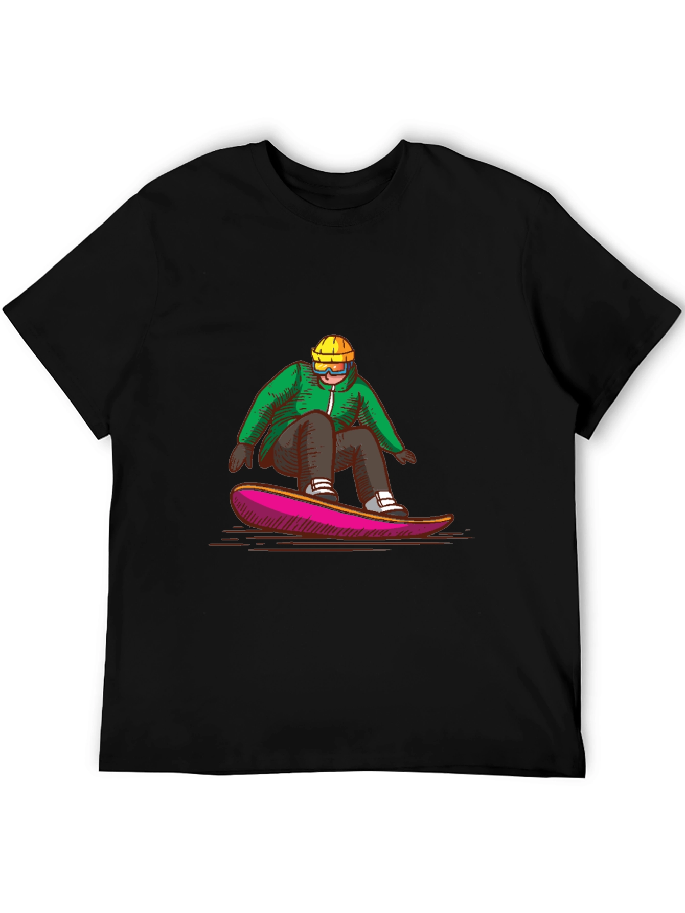 Snowboarder Graphic T-Shirt - Cool Design