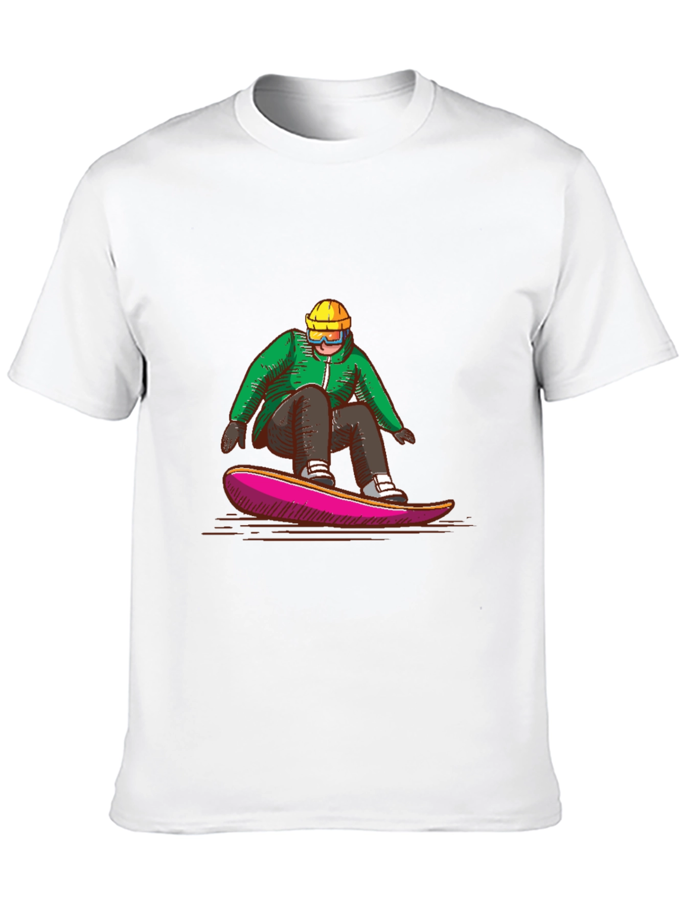 Snowboarder Graphic T-Shirt - Cool Design