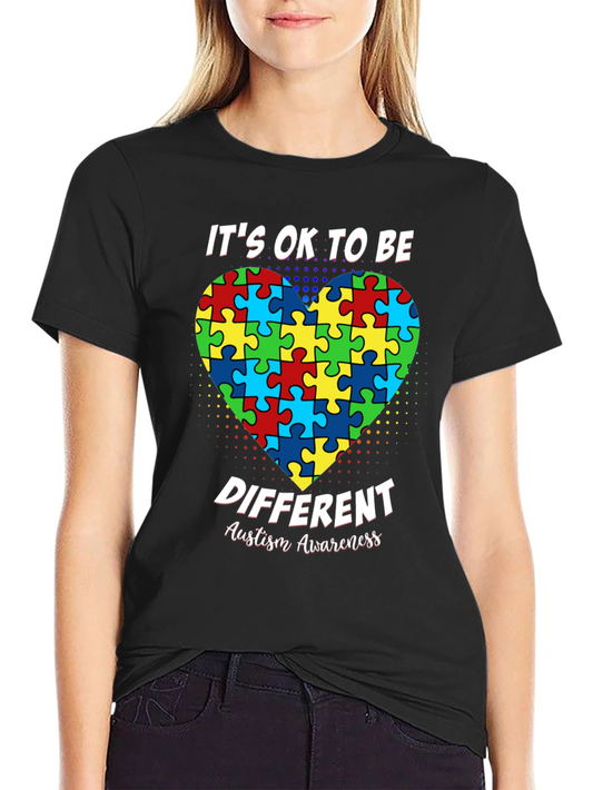 Autism Awareness Puzzle Heart T-Shirt