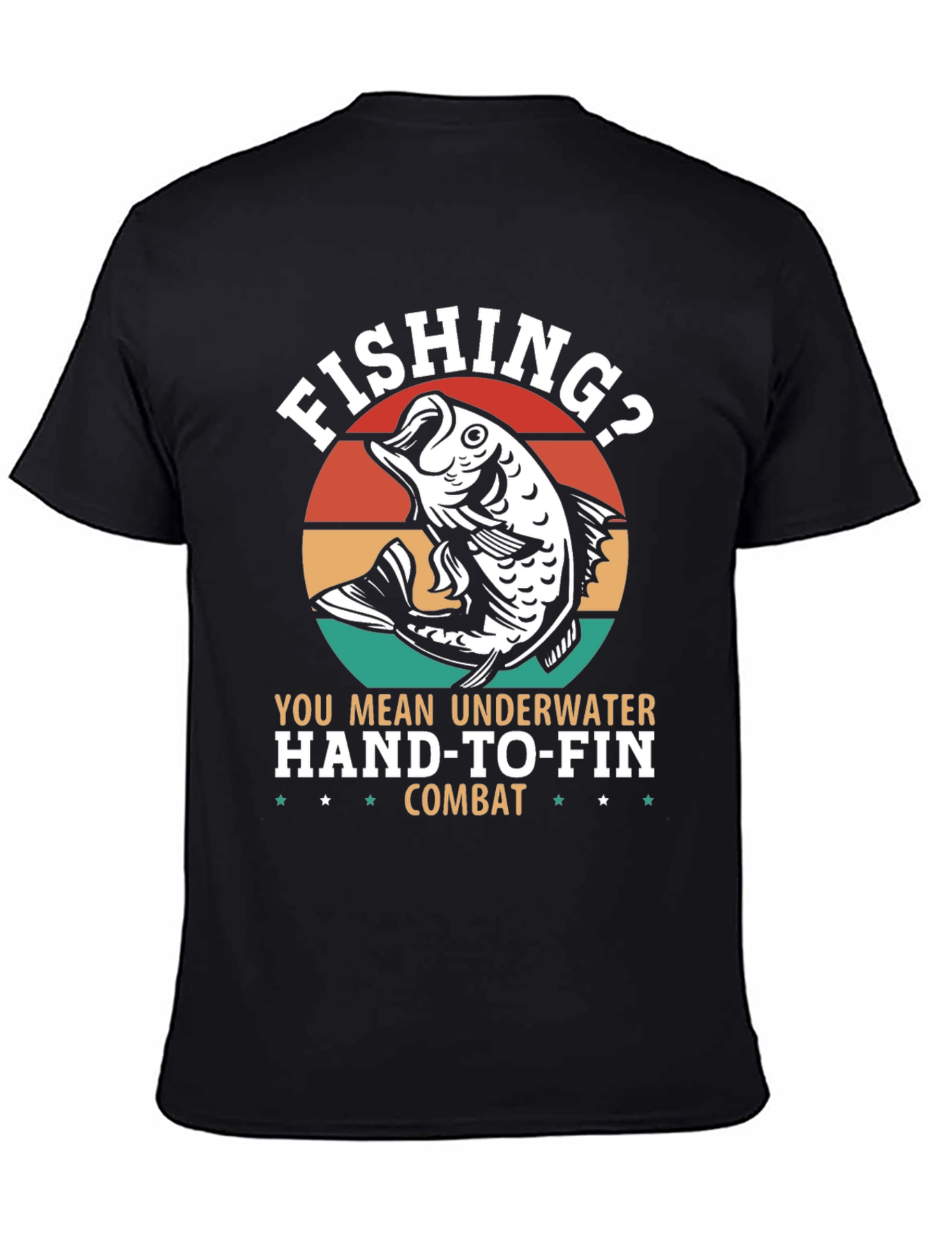 Fishing? Underwater Hand-to-Fin Combat Graphic Tee