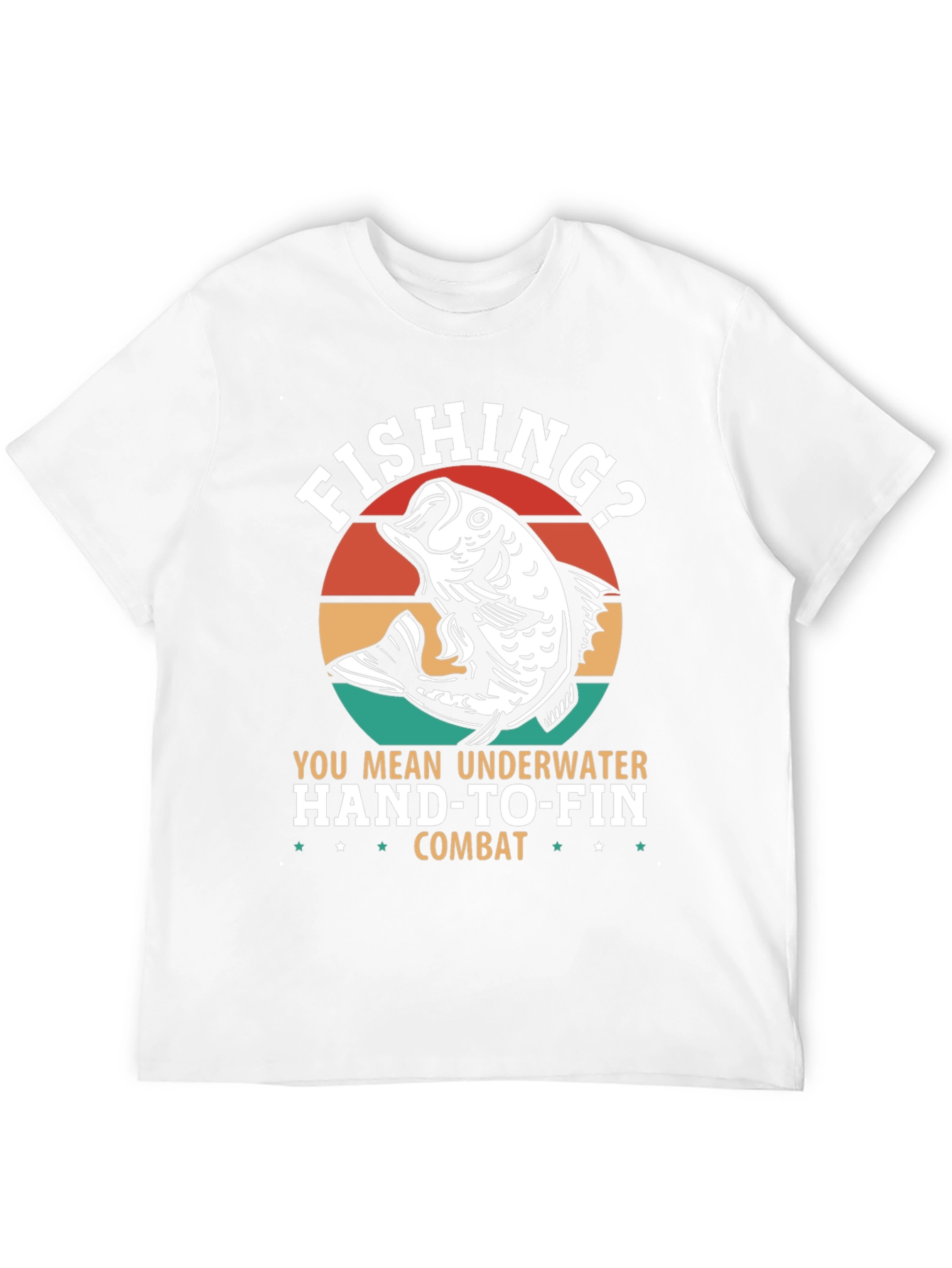 Fishing? Underwater Hand-to-Fin Combat Graphic Tee