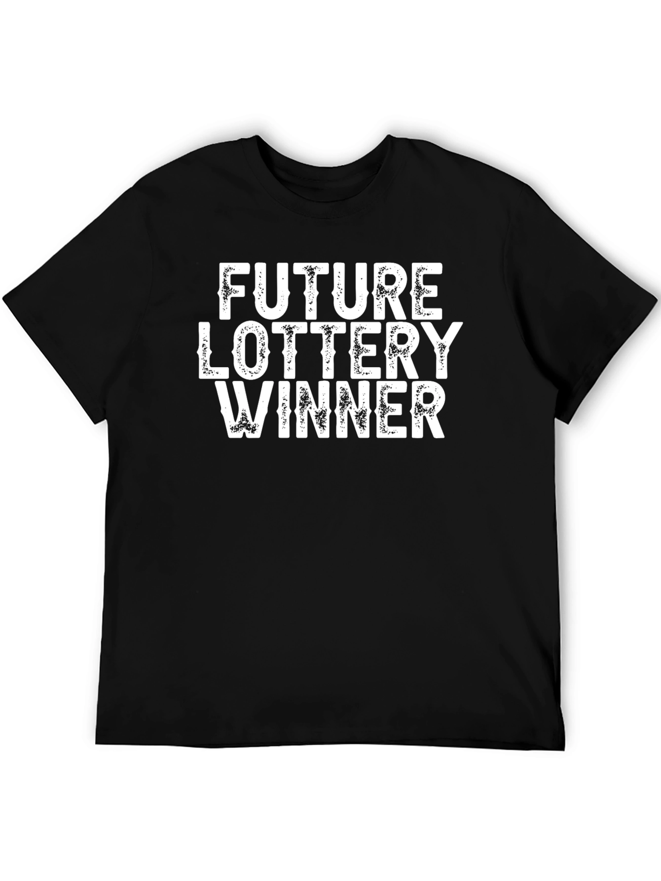 Future Lottery Winner Graphic Tee - Black