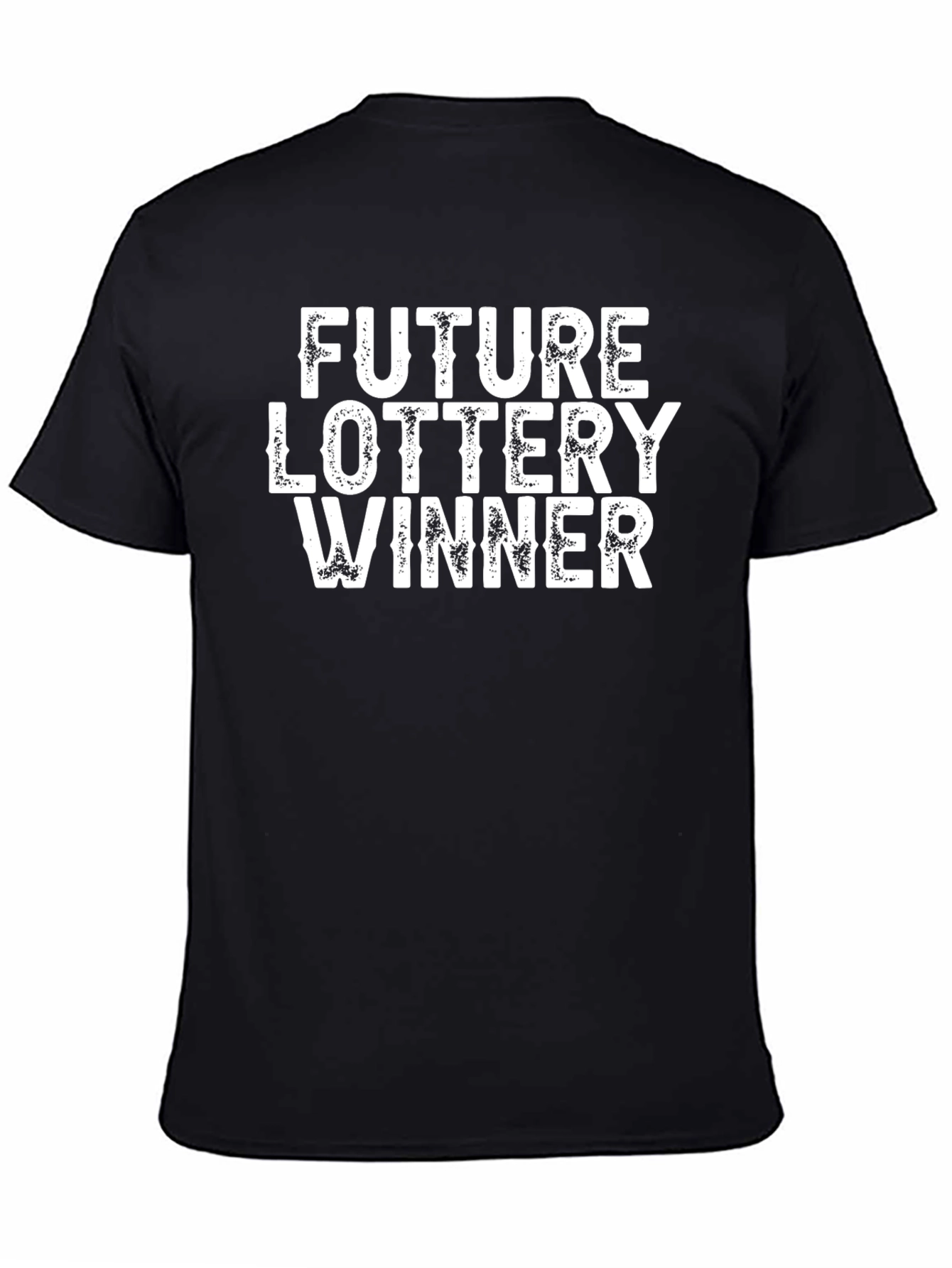 Future Lottery Winner Graphic Tee - Black