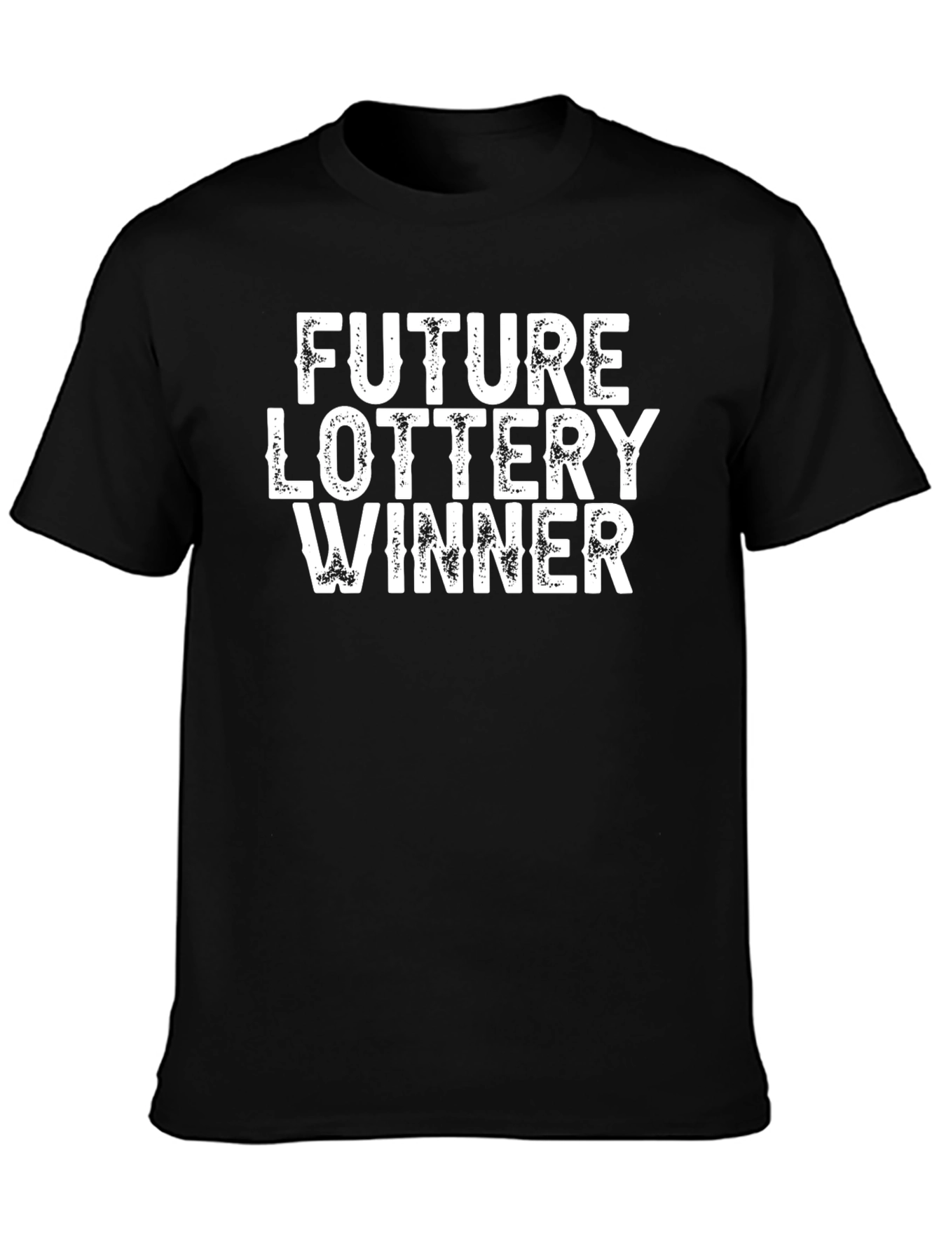 Future Lottery Winner Graphic Tee - Black
