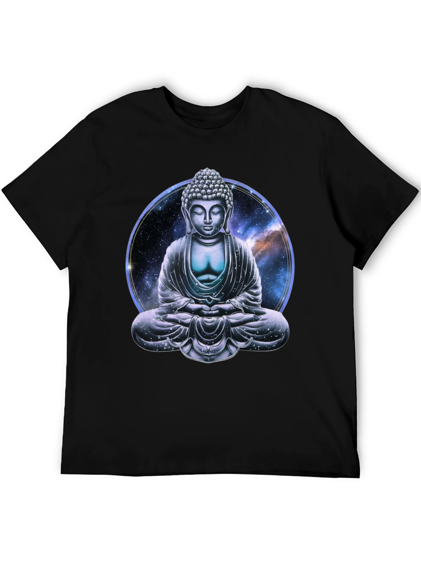 Buddha Galaxy Graphic T-Shirt