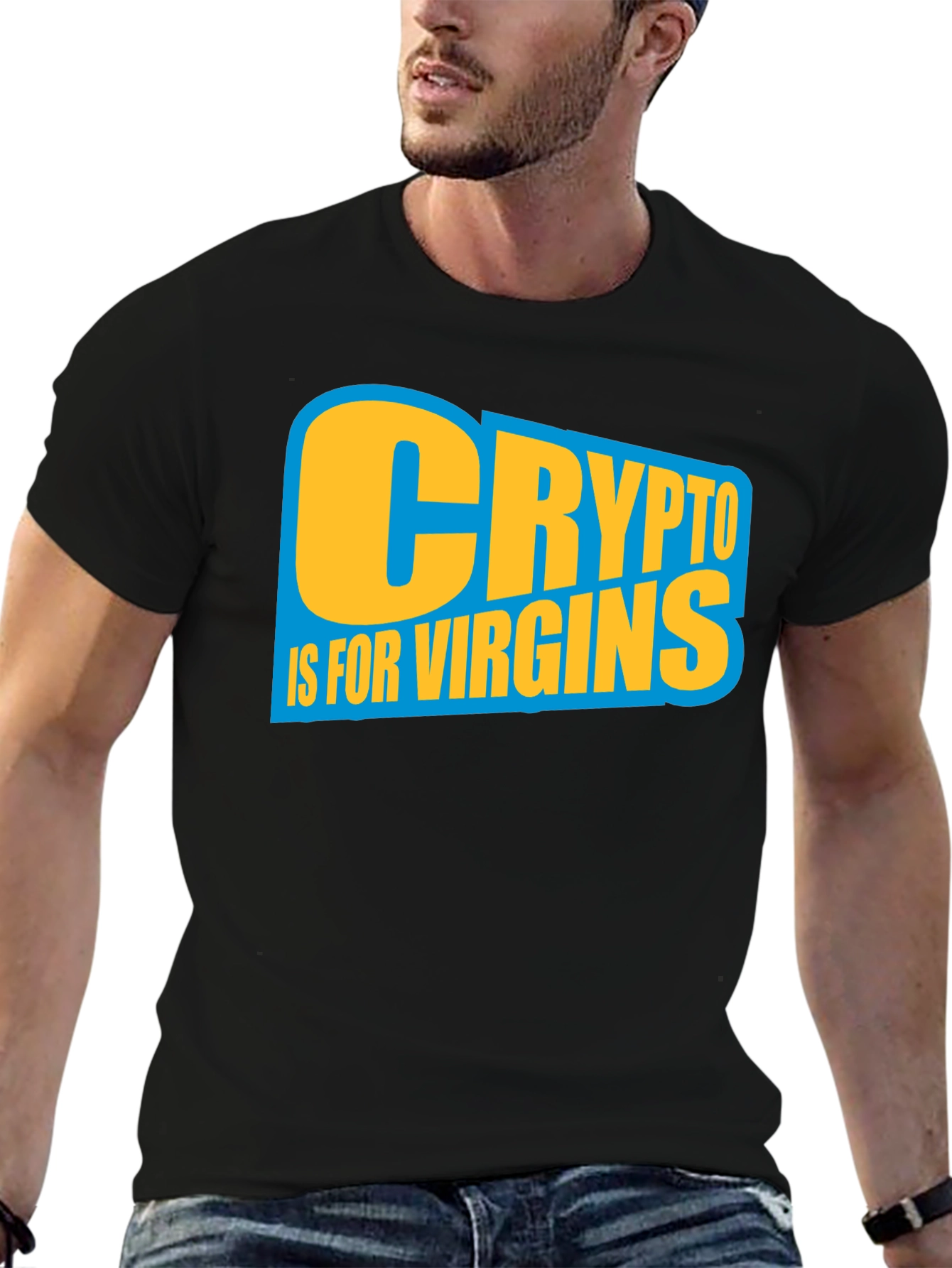 Crypto Is For Virgins Graphic T-Shirt