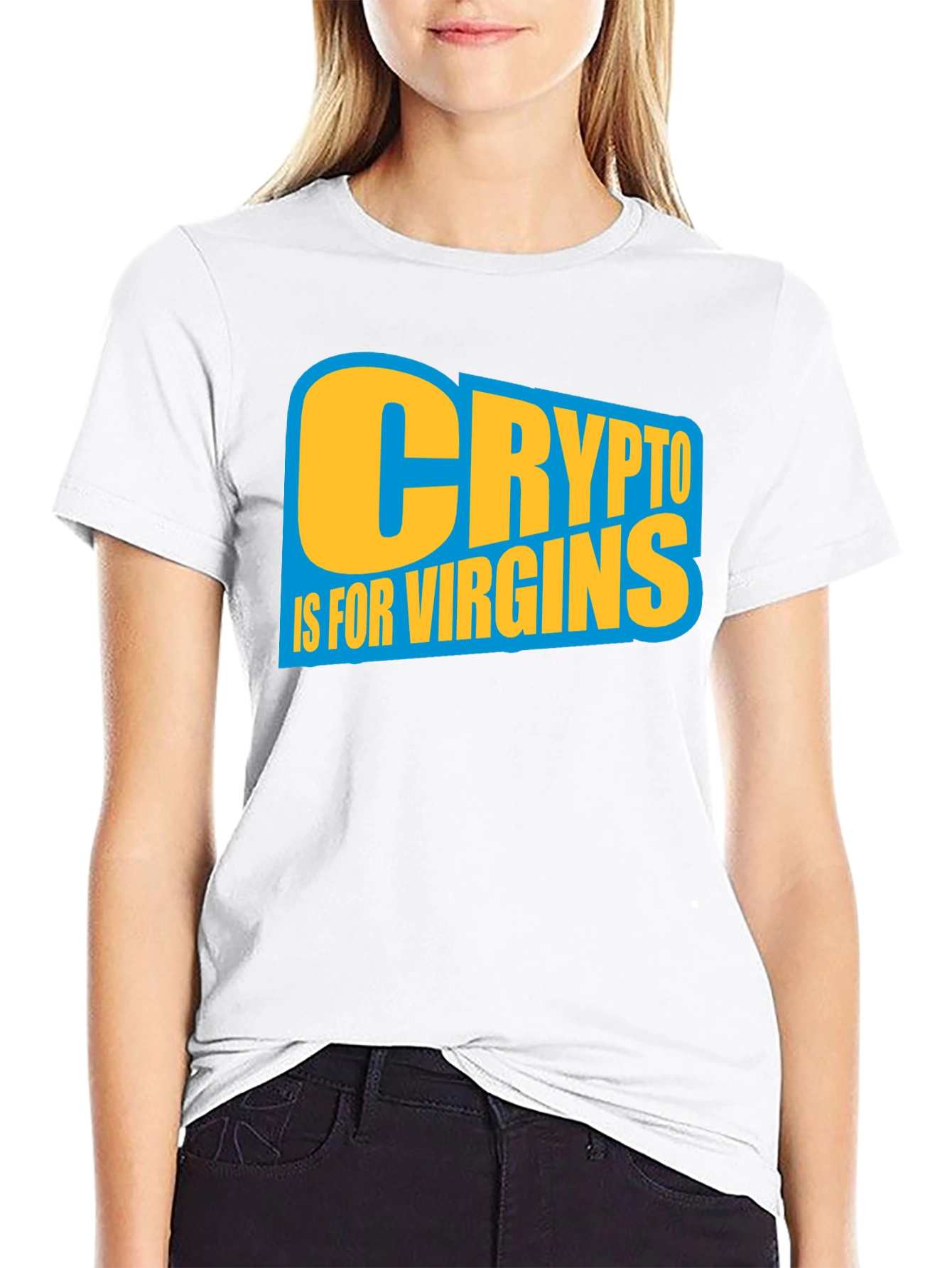 Crypto Is For Virgins Graphic T-Shirt