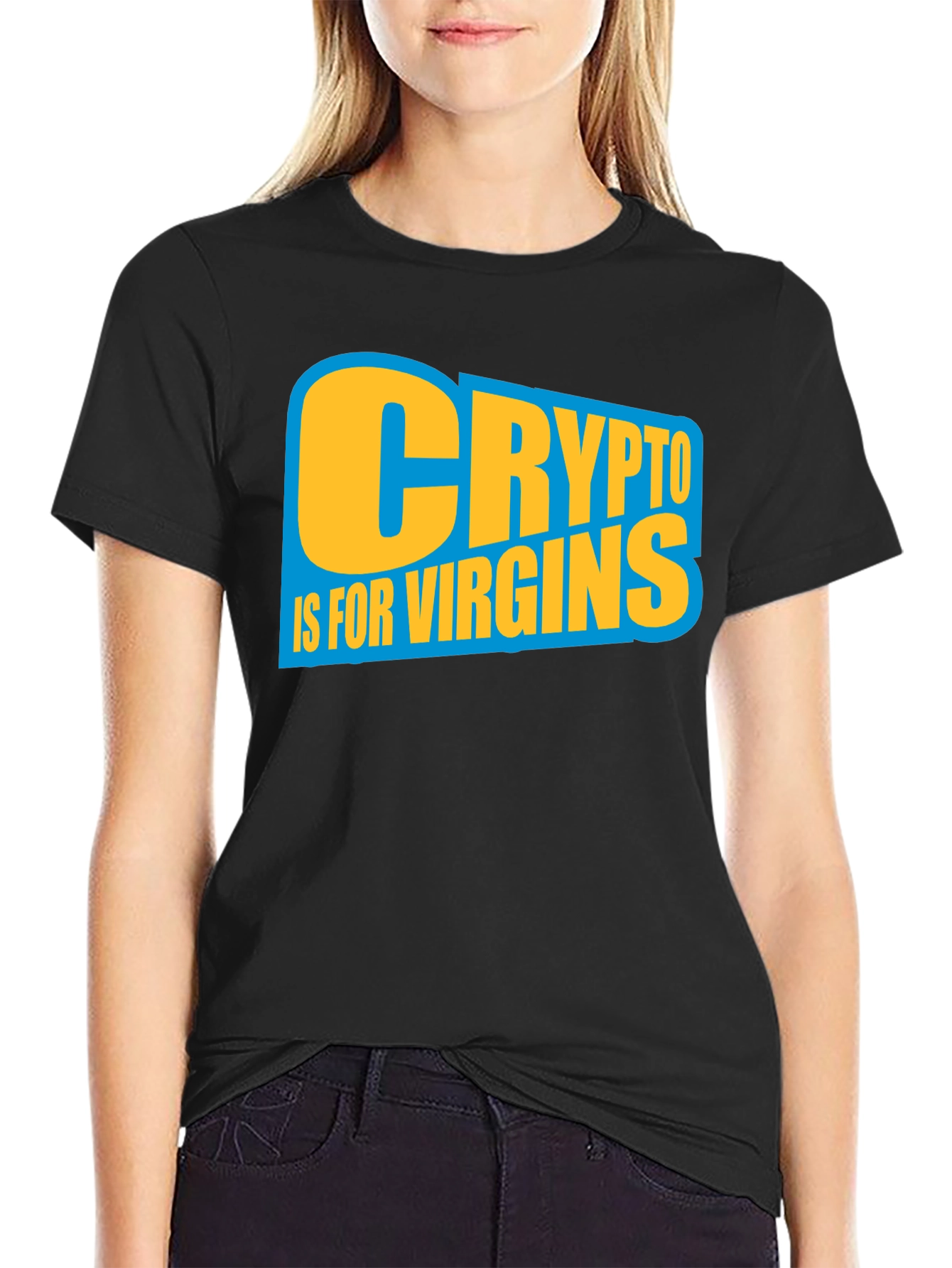 Crypto Is For Virgins Graphic T-Shirt